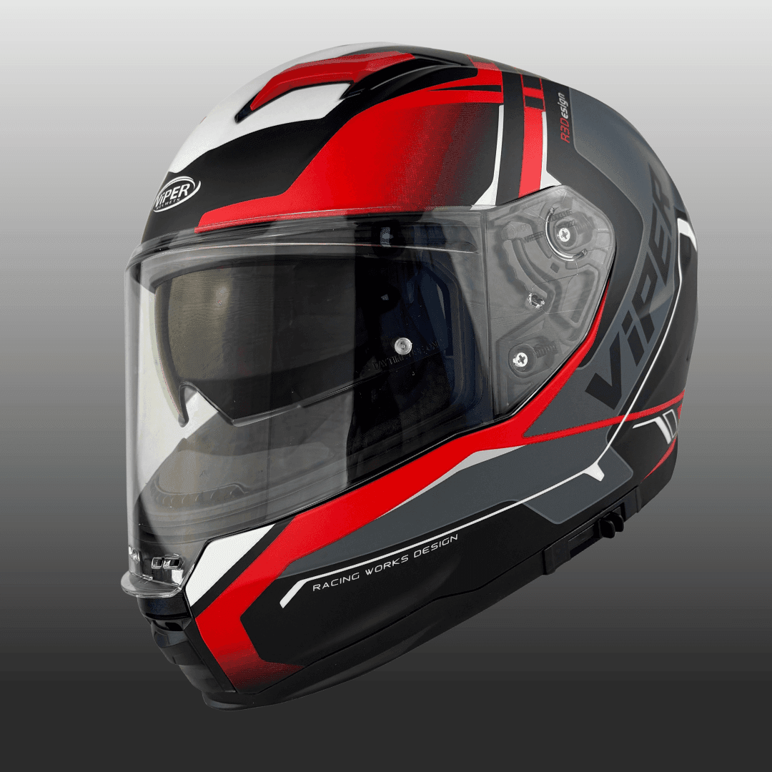 Viper RSV255 DV Premium Full Face Motorcycle Helmet BLUE