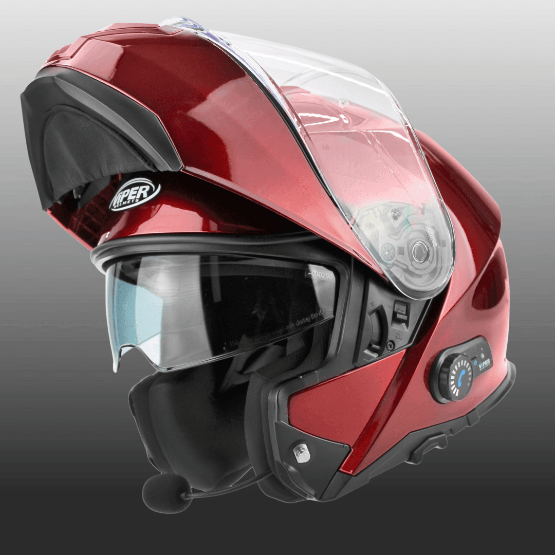 Viper RSV191 Bluetooth Flip Front Motorcycle Helmet Raze Fluo