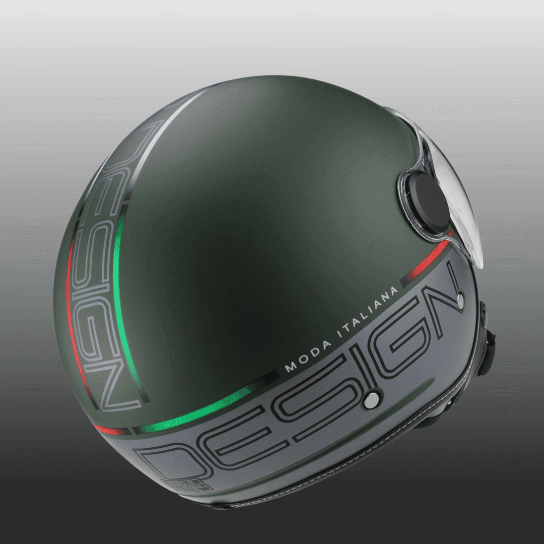 Viper RSV19 Open Face / Jet Motorcycle Helmet Forza Black