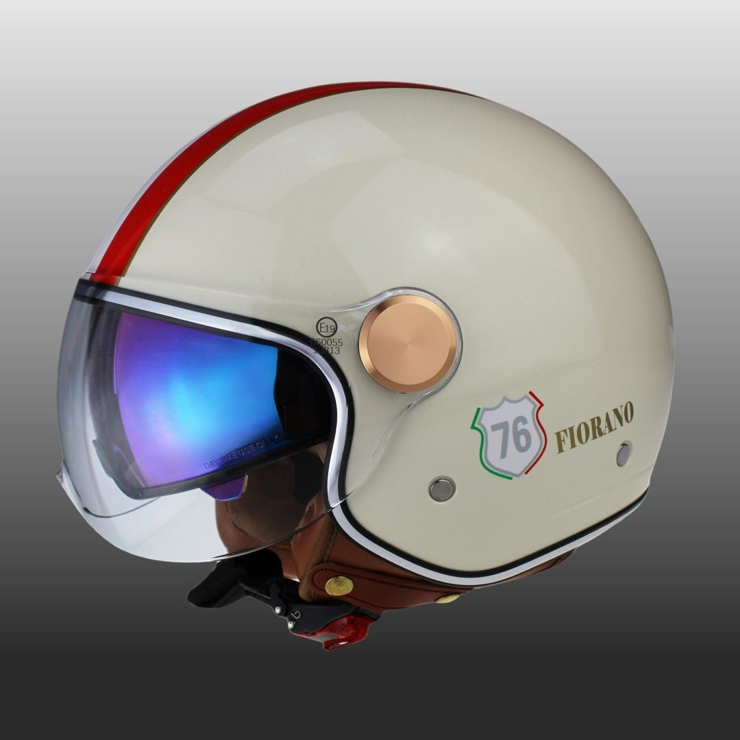 Viper RSV19 Open Face / Jet Motorcycle Helmet Forza Green