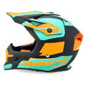 Mx Helmet Xl 62 Black/Orange, Swap'S S818 Full Face Csw7G5105, !! Acu Gold Approved !!