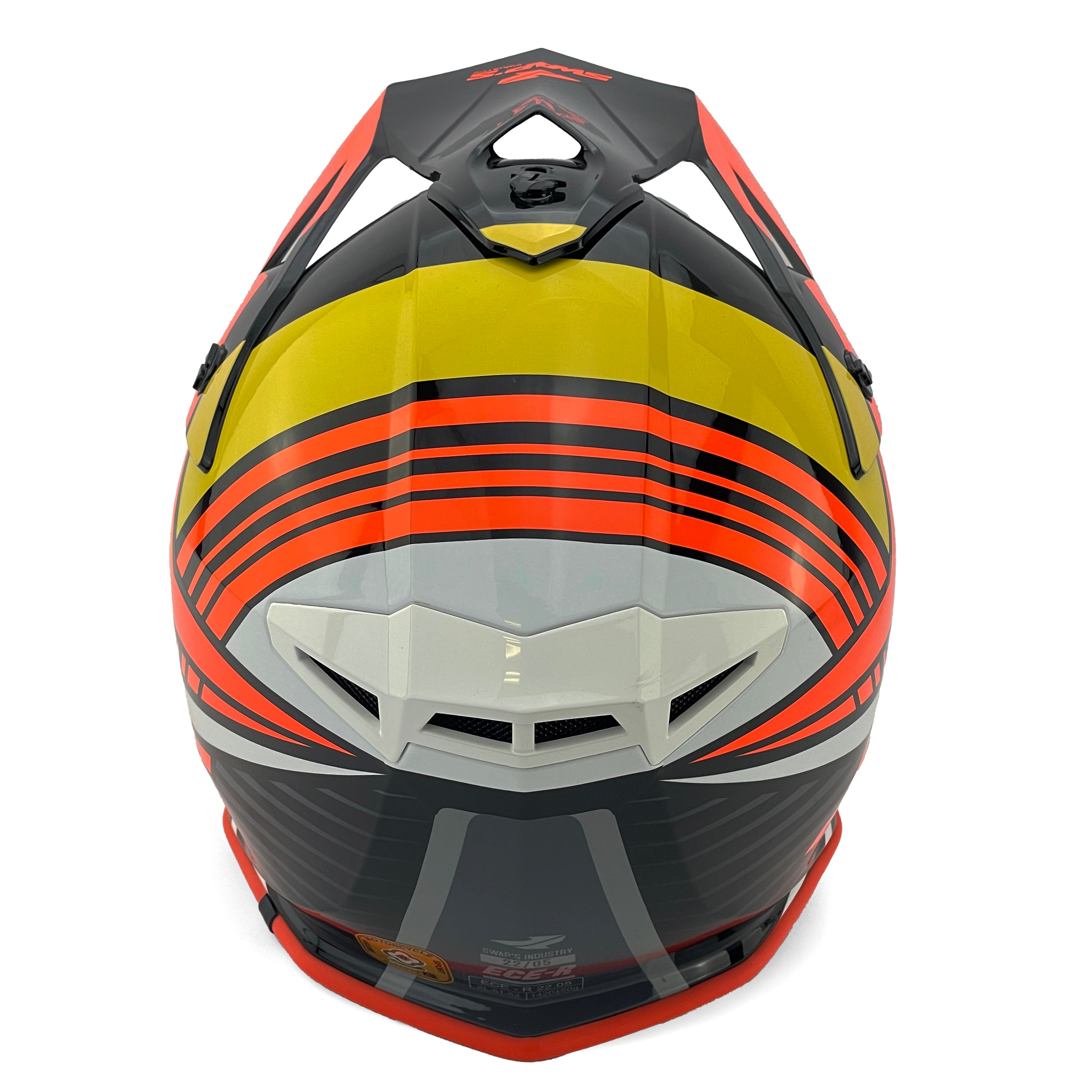 Mx Helmet Xl 62 Black/Orange 21, Swap'S S818 Full Face Csw11G0105, !! – FDY Helmets