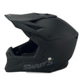 Motocross Helmet Swaps S818 - Matt Black - Size Xs 53Cm - 54Cm
