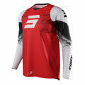 Shot Raw Jersey Burst Red