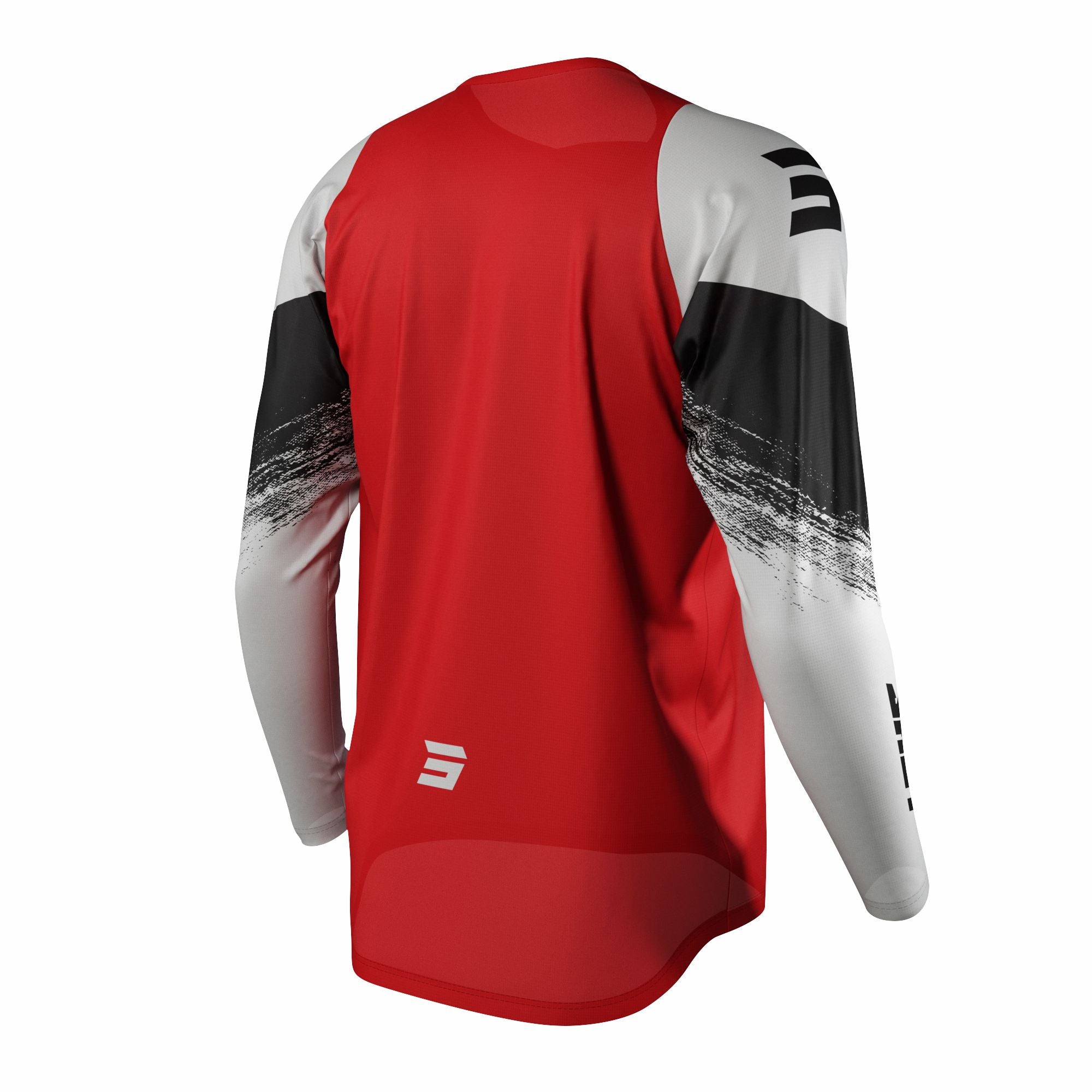 Shot Raw Jersey Burst Red