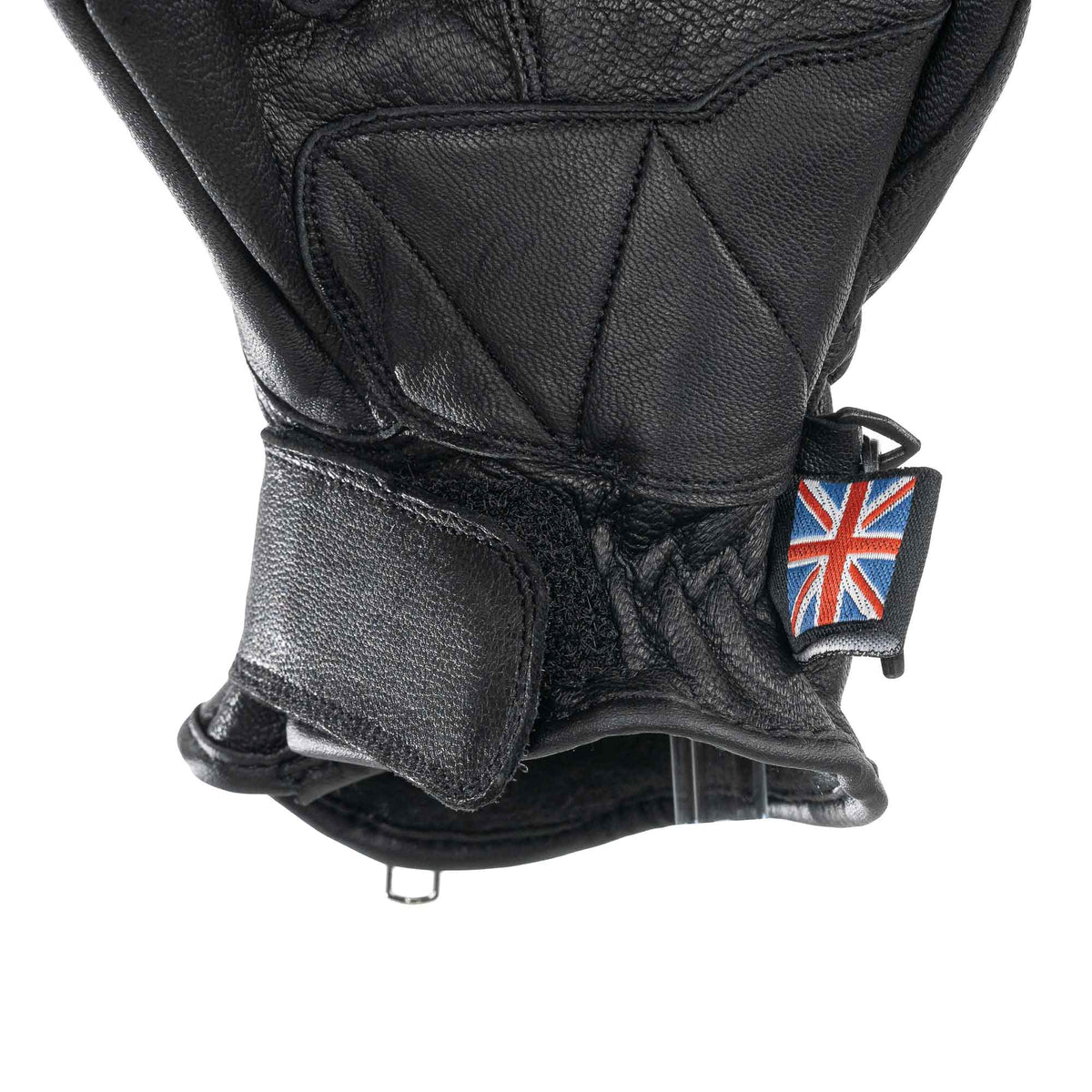Bike It 'AMP' Road Leather Motorcycle Glove (Black)