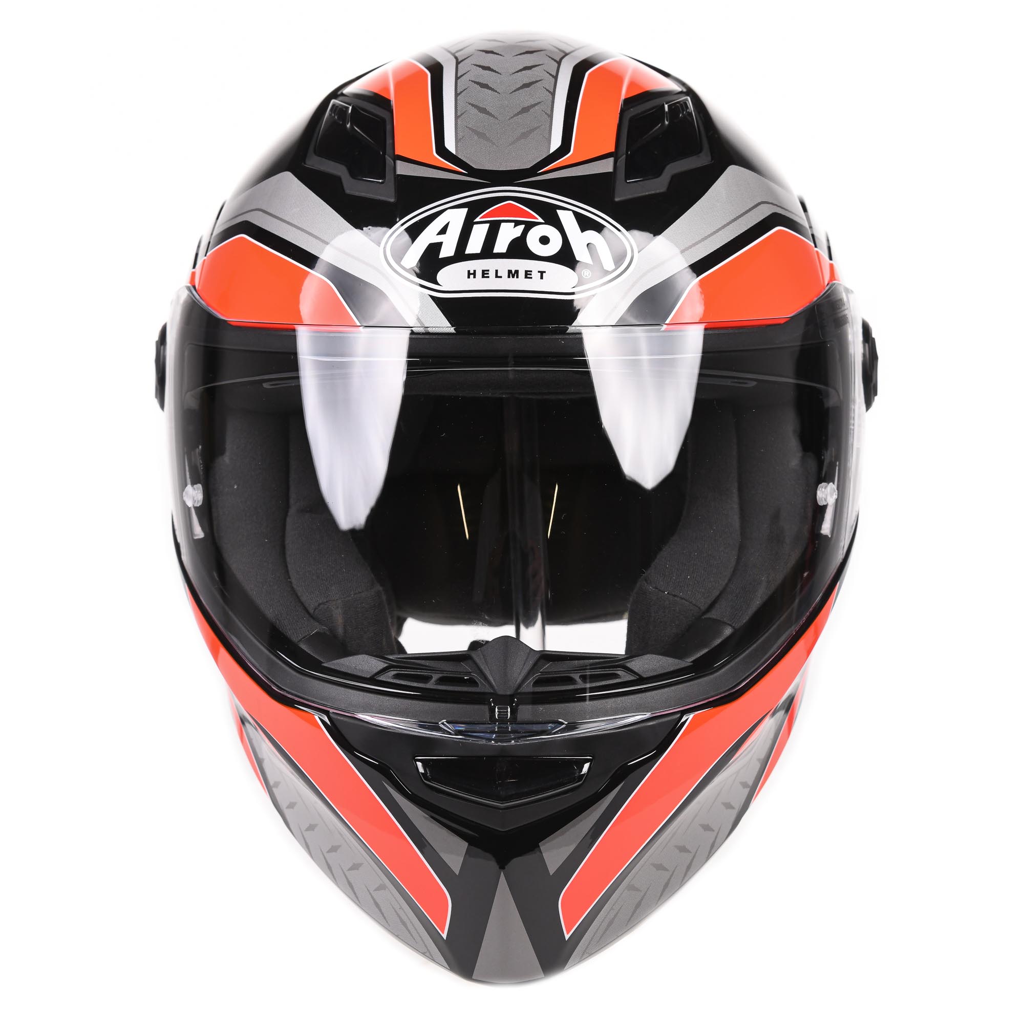 Airoh Helmet Movement S Full Face - Steel Orange Gloss