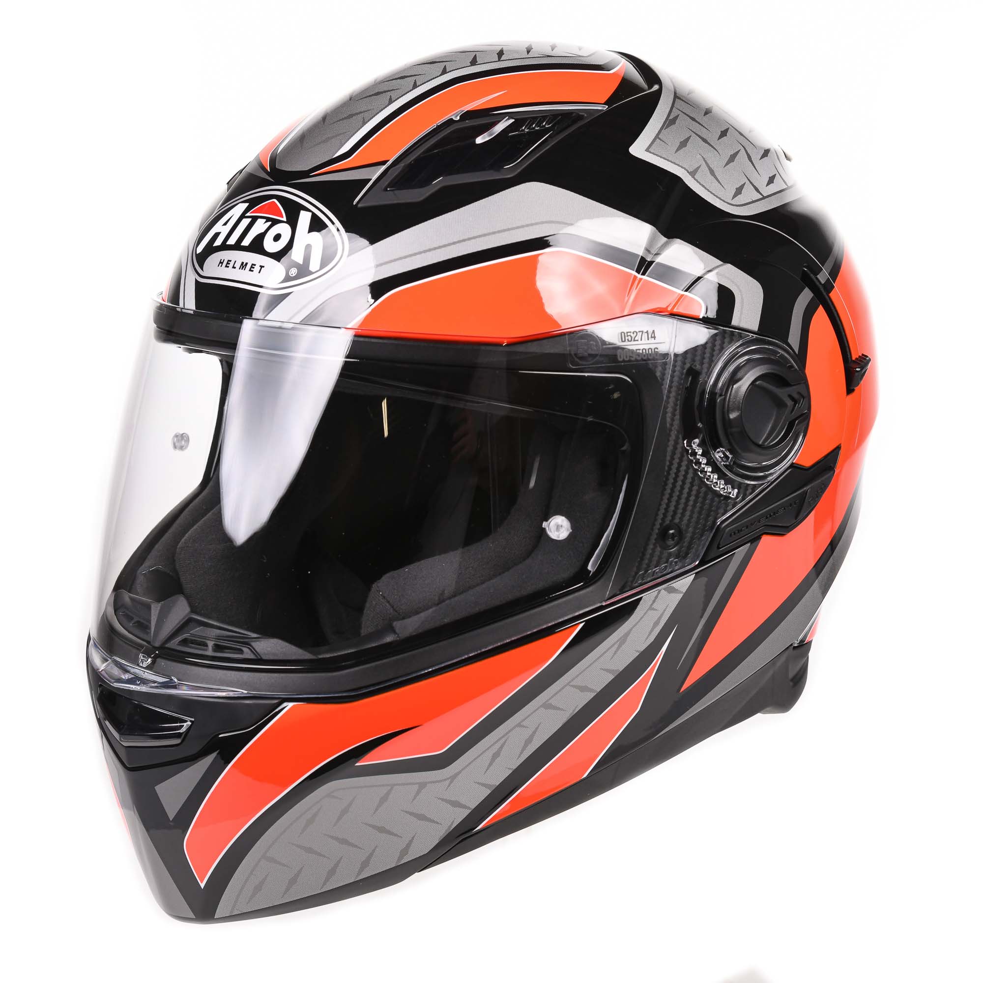 Airoh Helmet Movement S Full Face - Steel Orange Gloss