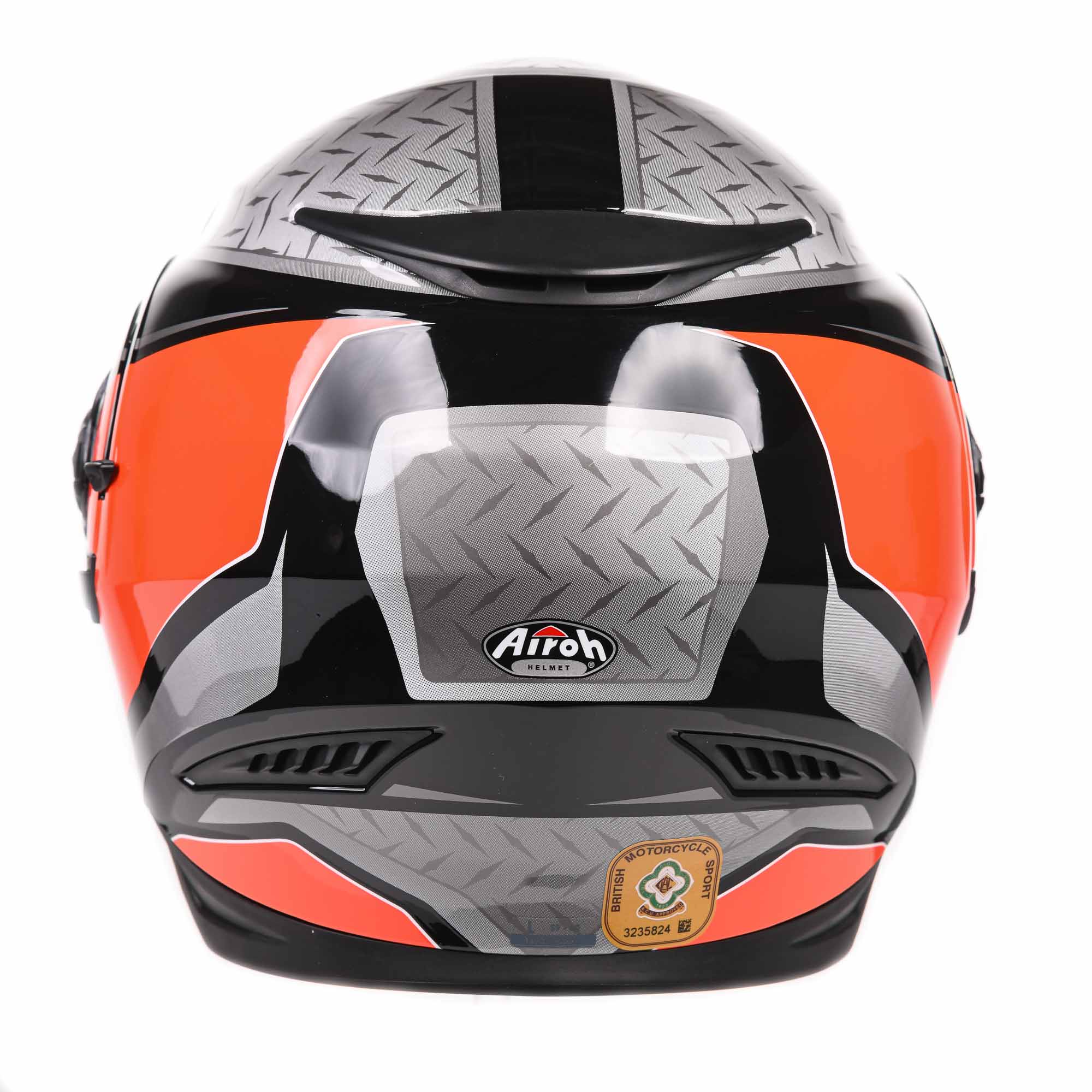 Airoh Helmet Movement S Full Face - Steel Orange Gloss