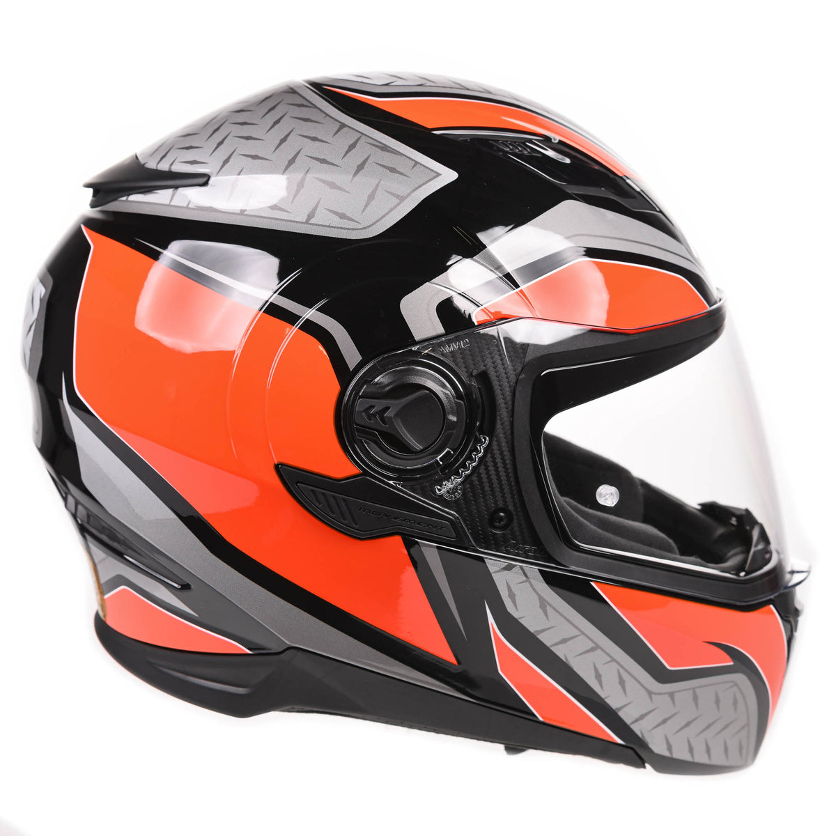 Airoh Helmet Movement S Full Face - Steel Orange Gloss