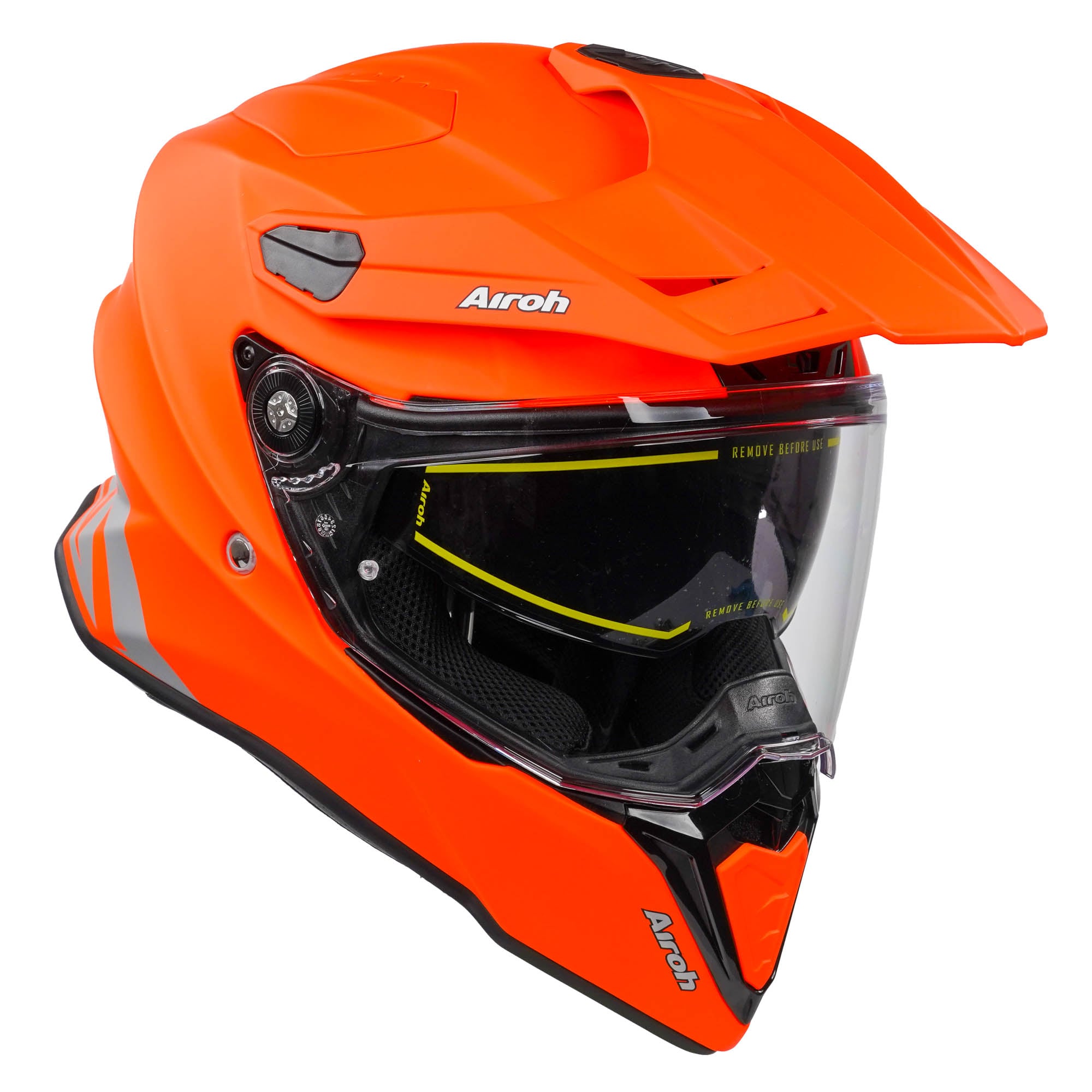 Airoh Commander Adventure Helmet - Orange Fluo Matt