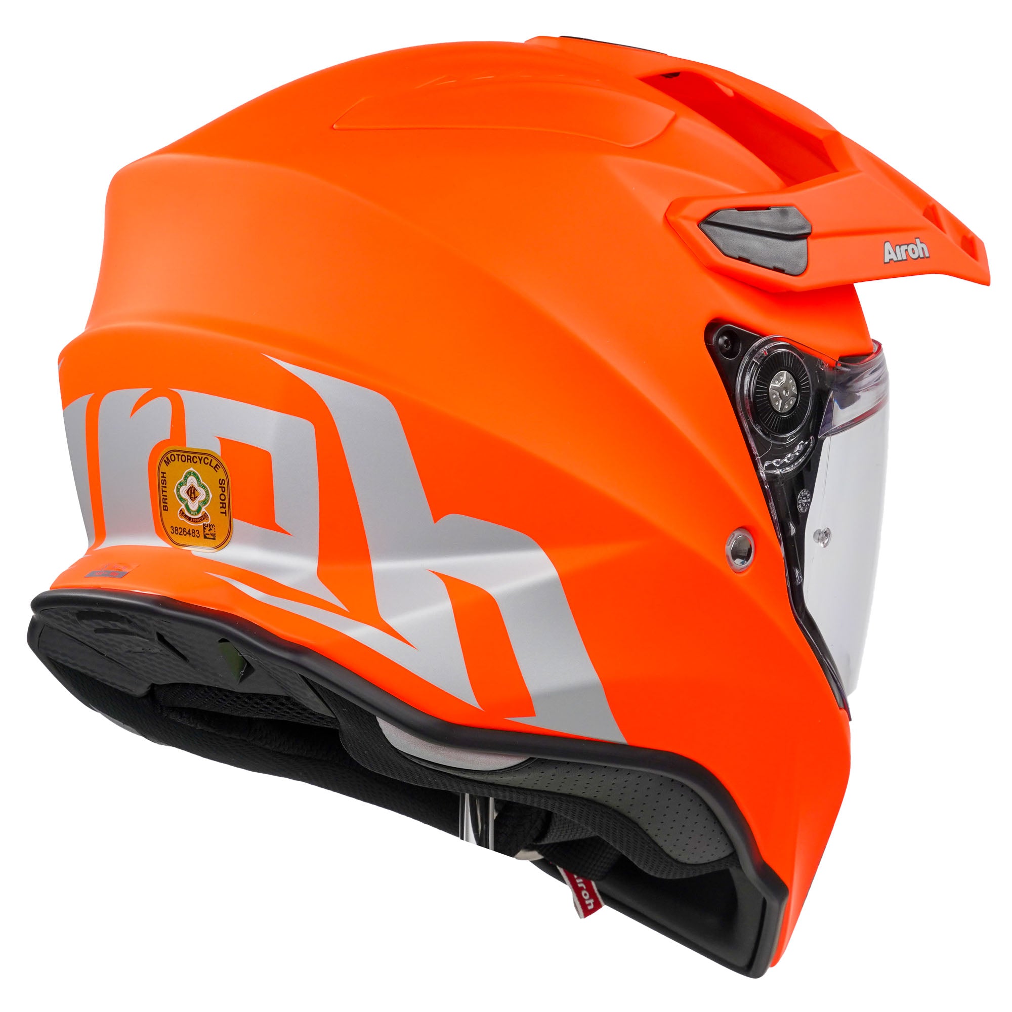 Airoh Commander Adventure Helmet - Orange Fluo Matt