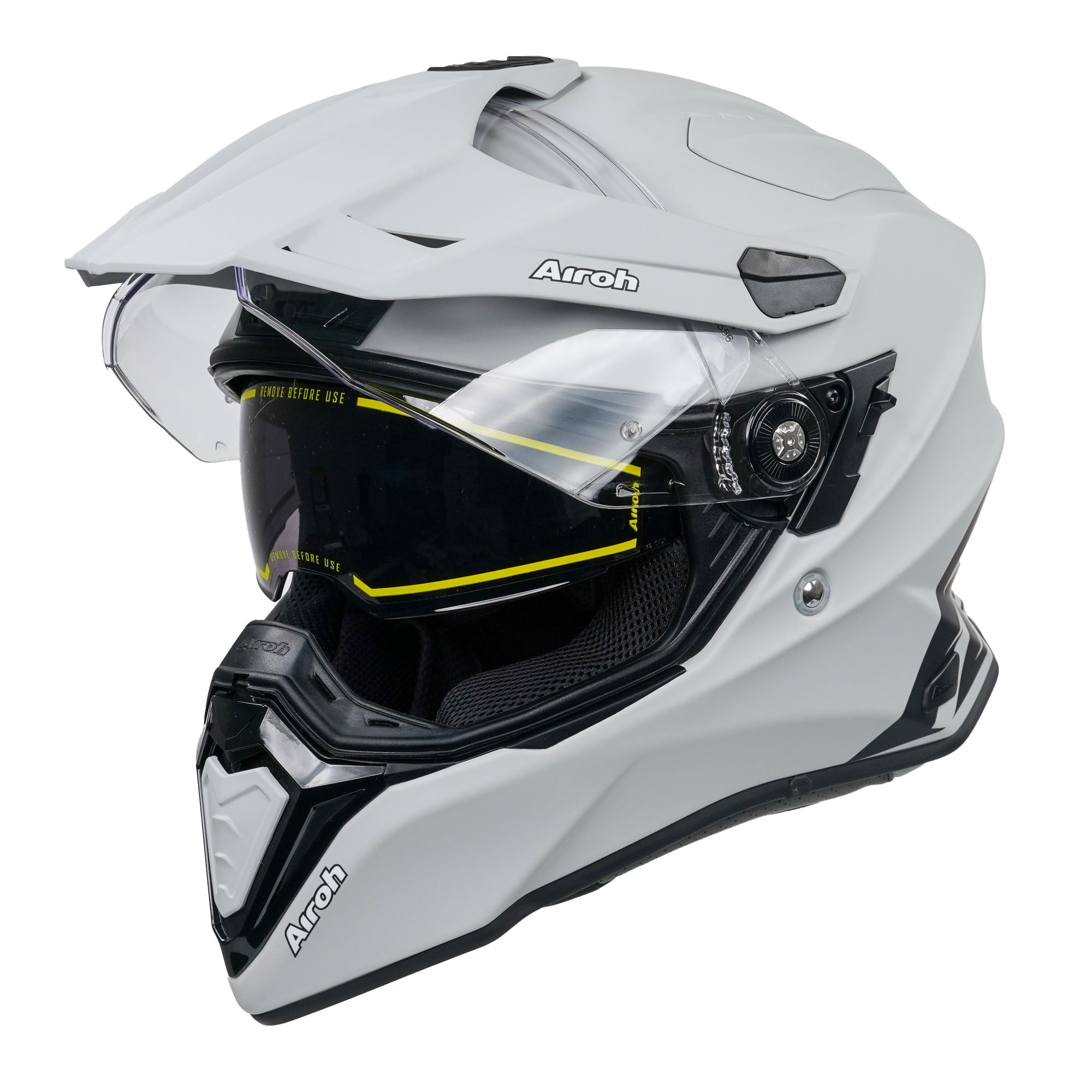 Airoh Commander Adventure Helmet - Concrete Grey Matt