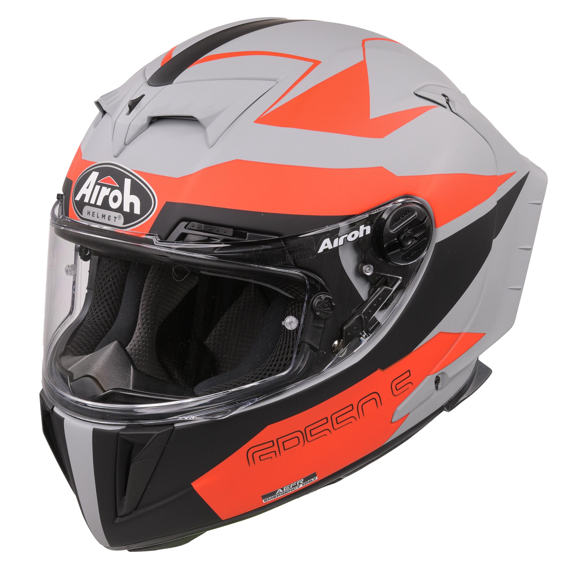 Airoh GP550S Full Face Motorcycle Helmet - Vektor Orange Matt