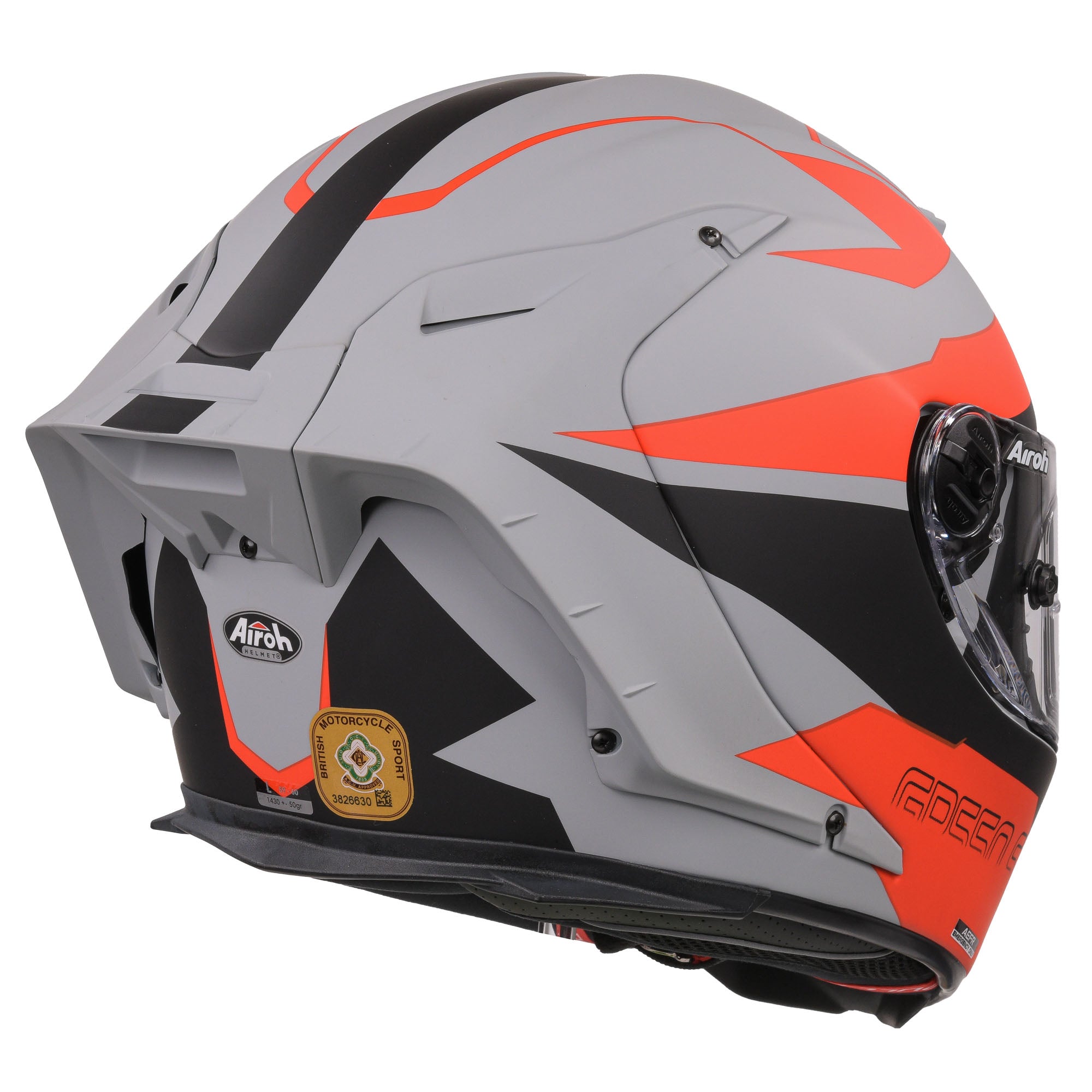 Airoh GP550S Full Face Motorcycle Helmet - Vektor Orange Matt