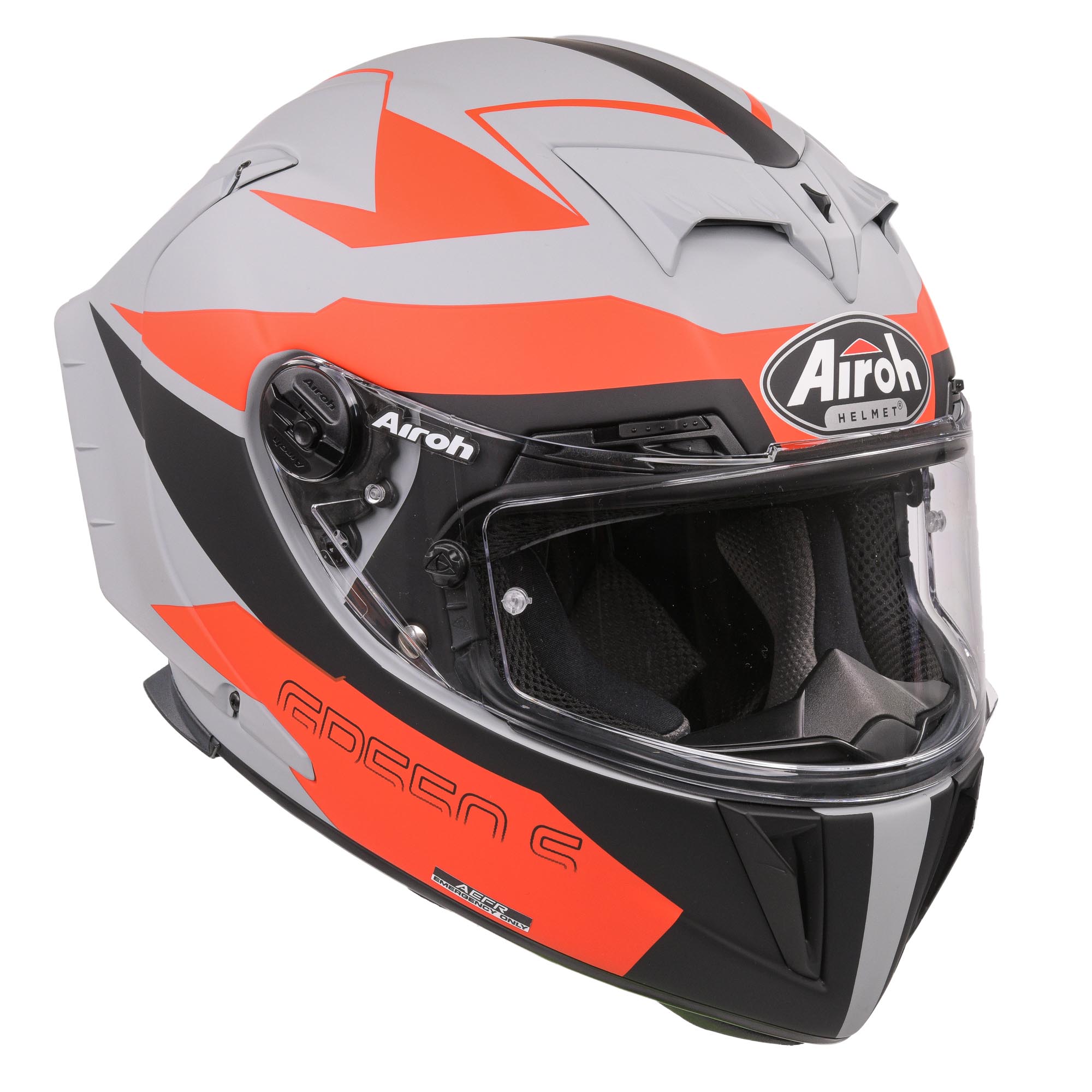 Airoh GP550S Full Face Motorcycle Helmet - Vektor Orange Matt