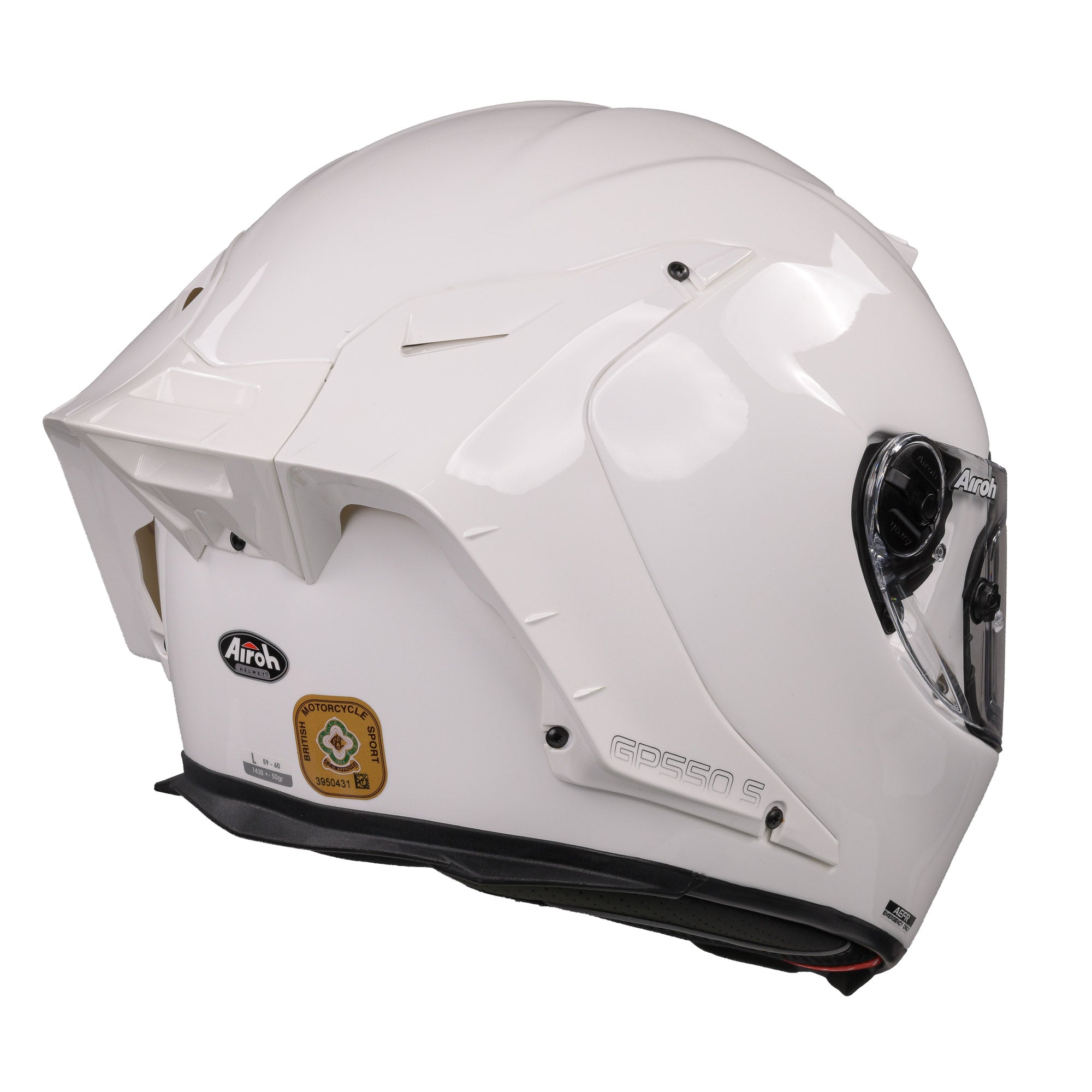 Airoh GP550S Full Face Motorcycle Helmet - Color White Gloss