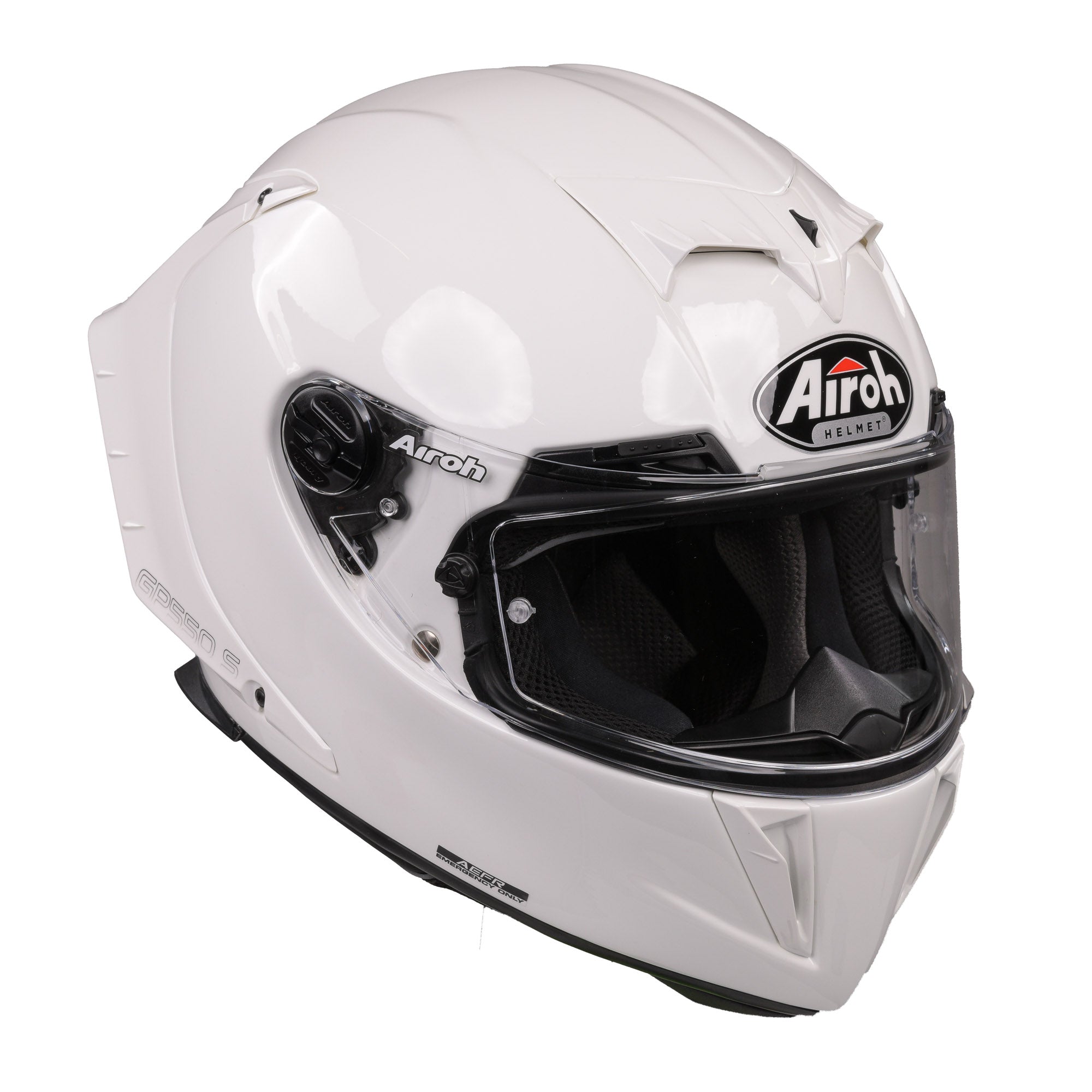 Airoh GP550S Full Face Motorcycle Helmet - Color White Gloss