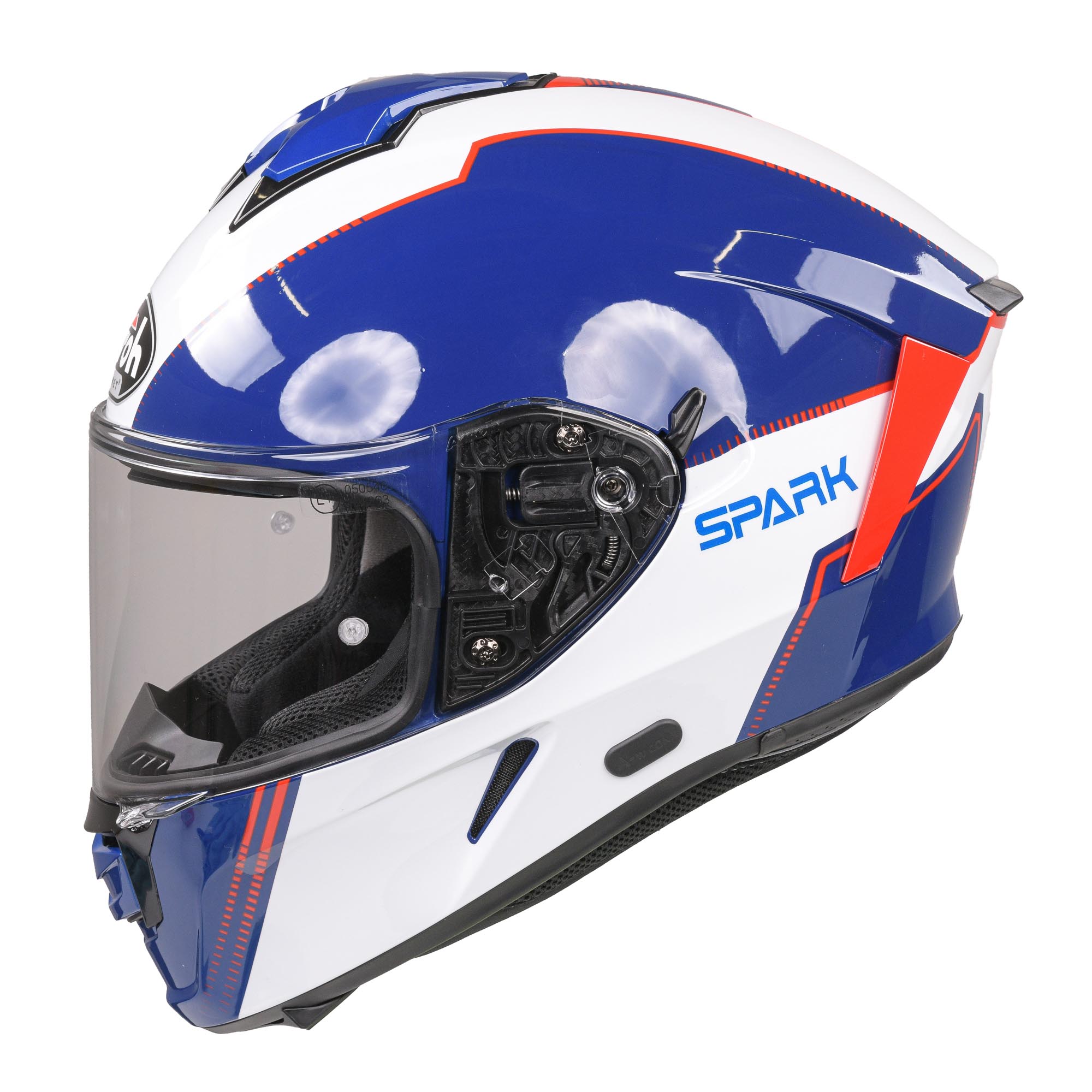 Airoh Spark Flow Helmet - Blue/Red