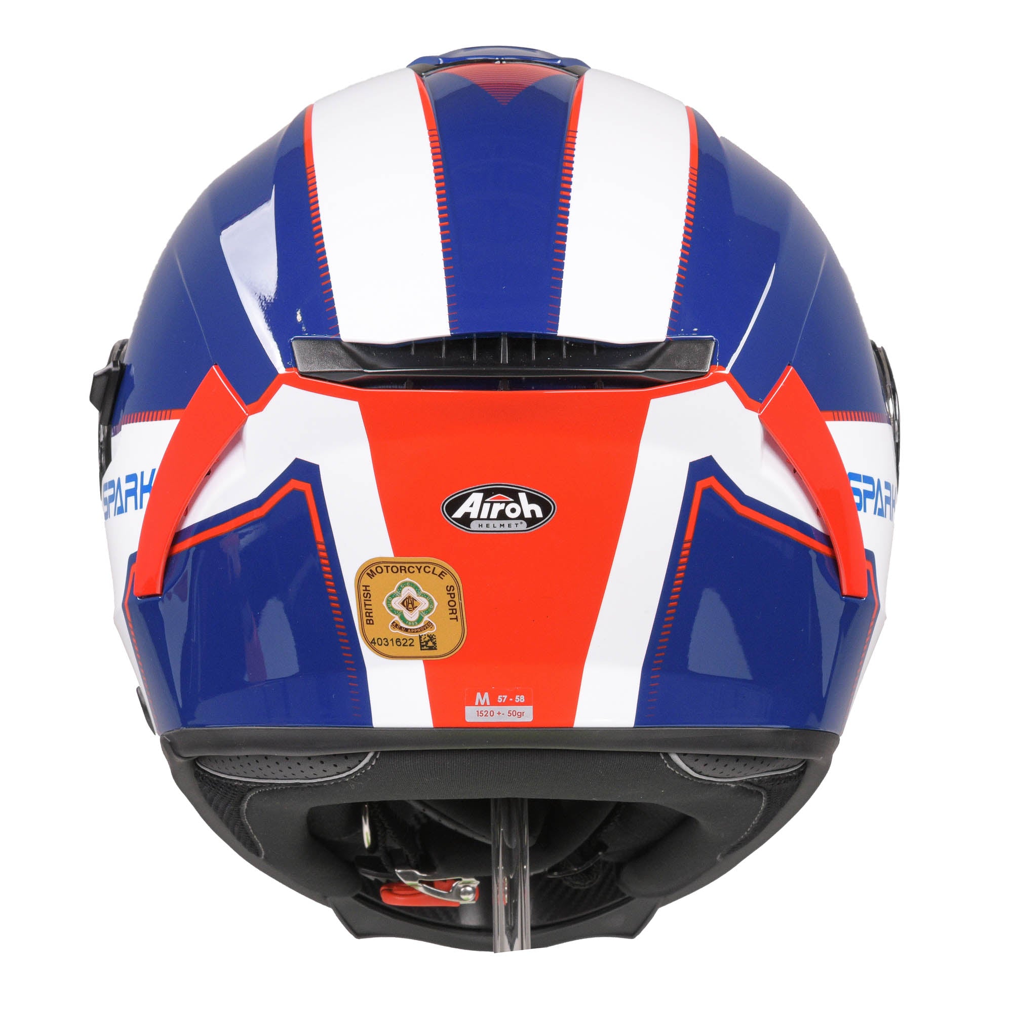 Airoh Spark Flow Helmet - Blue/Red