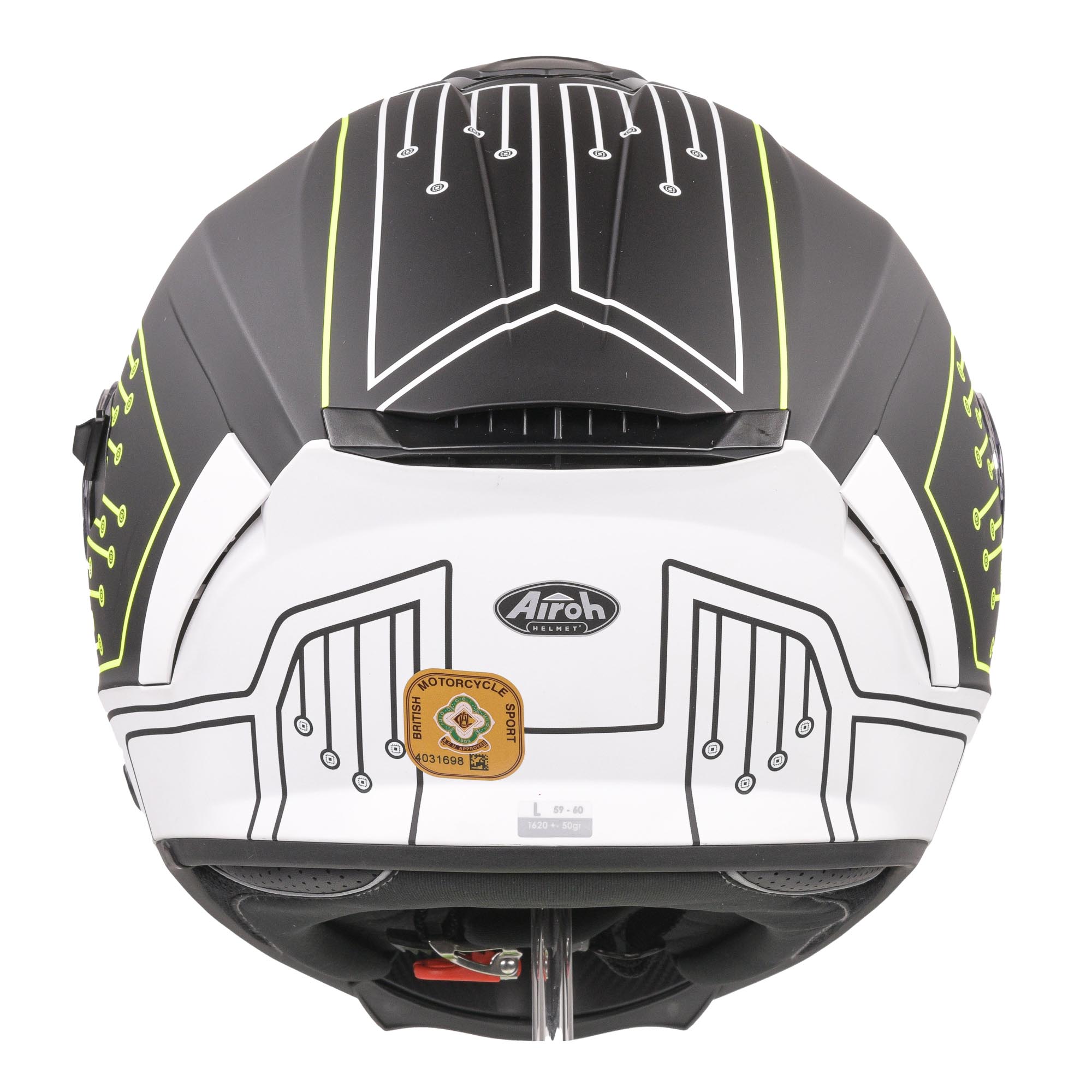 Airoh Spark Flow Helmet - Black Circuit MATT