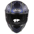 Airoh Spark Flow Helmet - Fluro Yellow / Blue Circuit MATT
