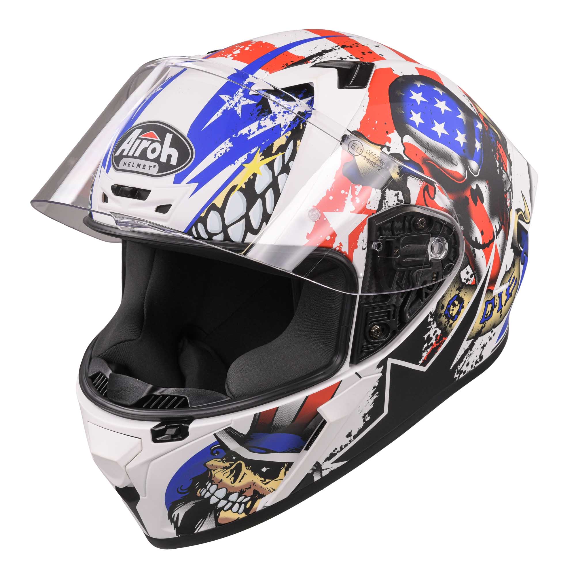 Airoh Valor Full Face Motorcycle Helmet - Uncle Sam Matt
