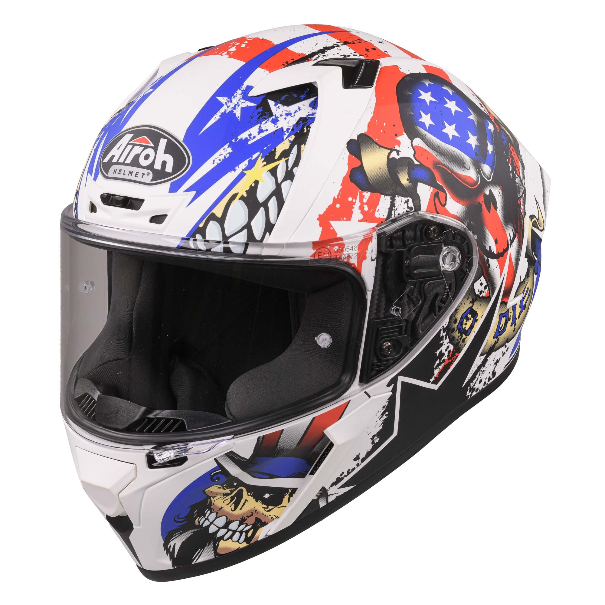 Airoh Valor Full Face Motorcycle Helmet - Uncle Sam Matt