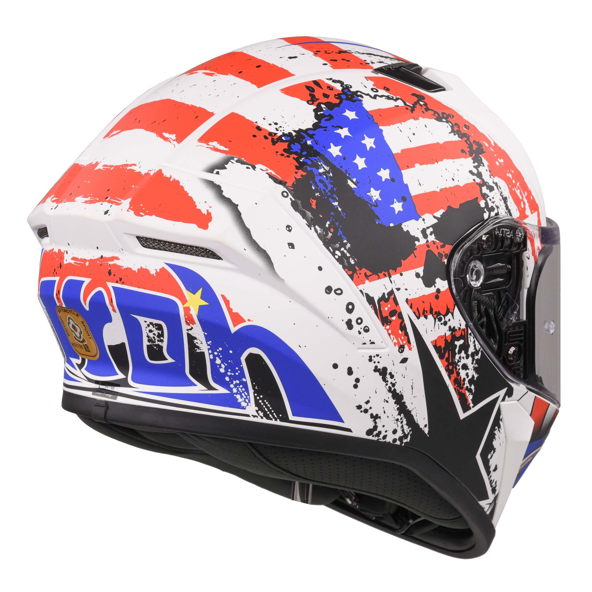 Airoh Valor Full Face Motorcycle Helmet - Uncle Sam Matt