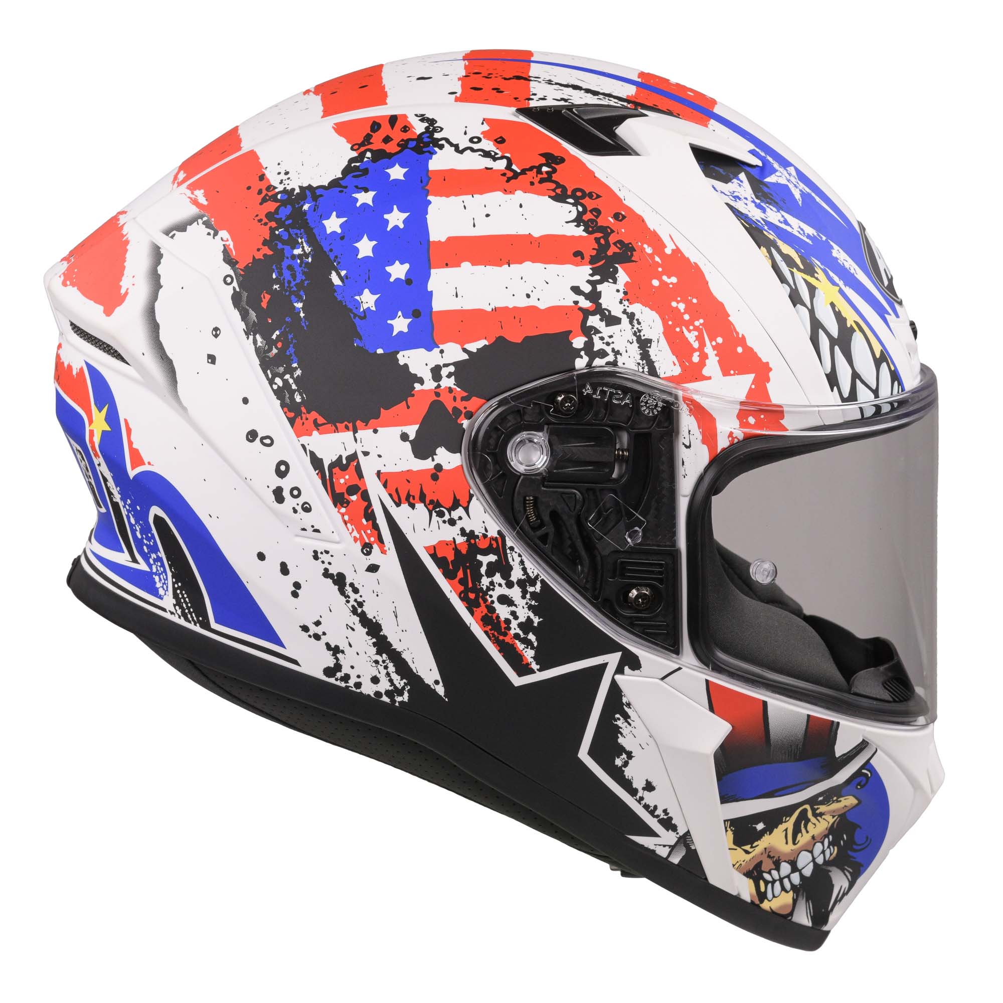 Airoh Valor Full Face Motorcycle Helmet - Uncle Sam Matt