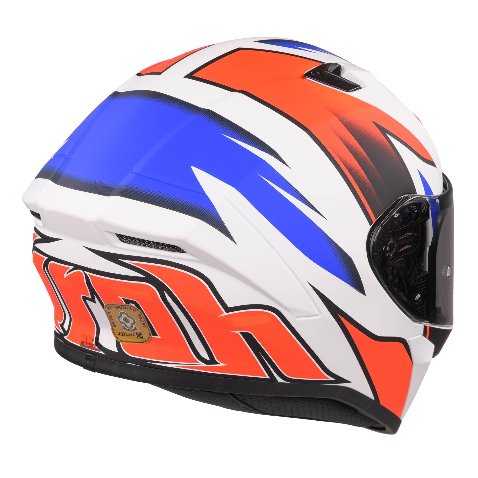 Airoh Valor Full Face Motorcycle Helmet - Zanetti Replica Matt
