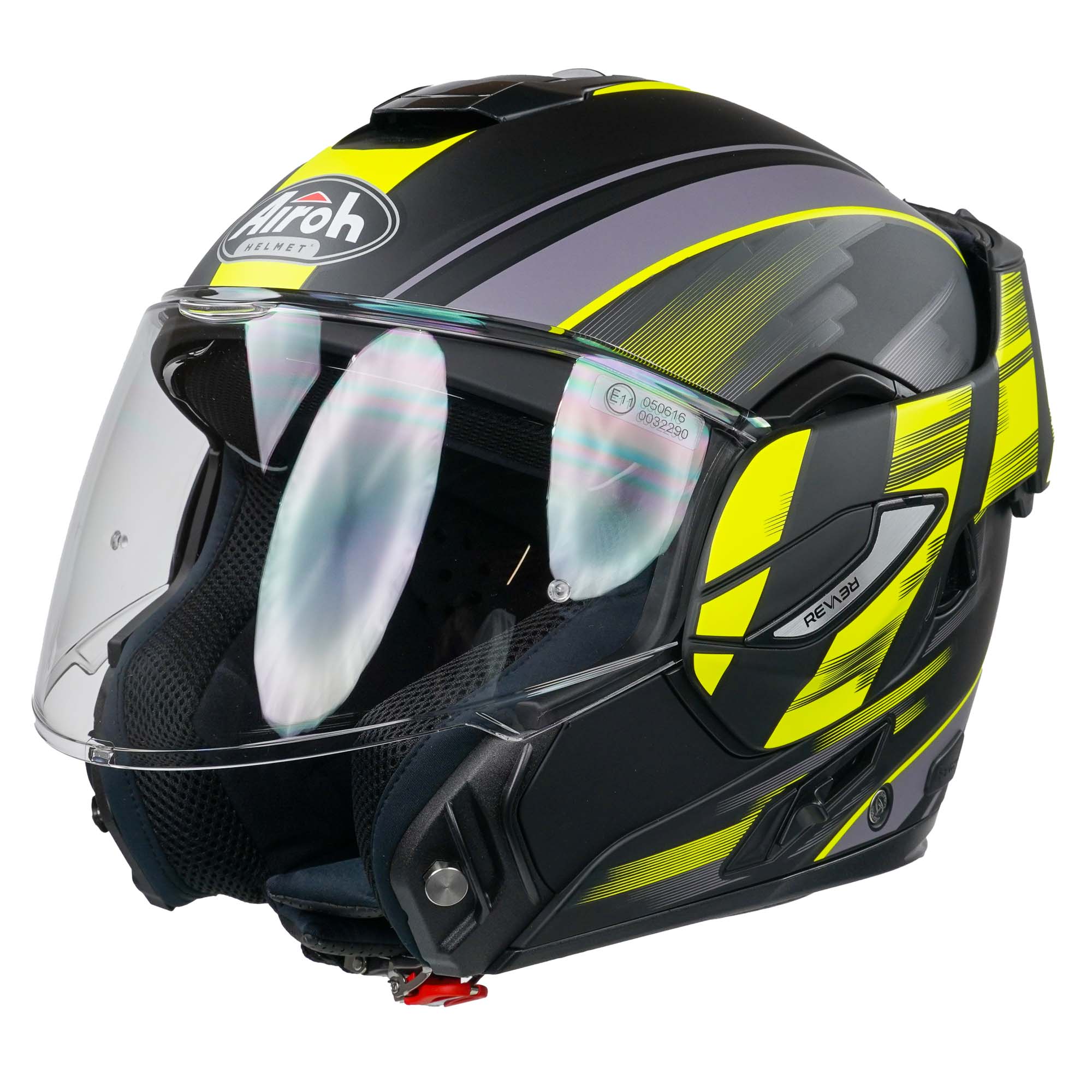 Airoh Rev19 Flip Helmet - Ikon Yellow Matt