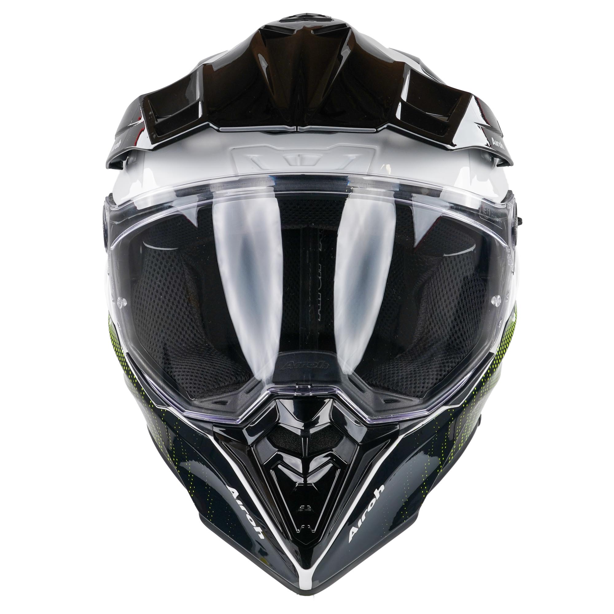 Airoh Commander Adventure Helmet - Progress Lime Gloss