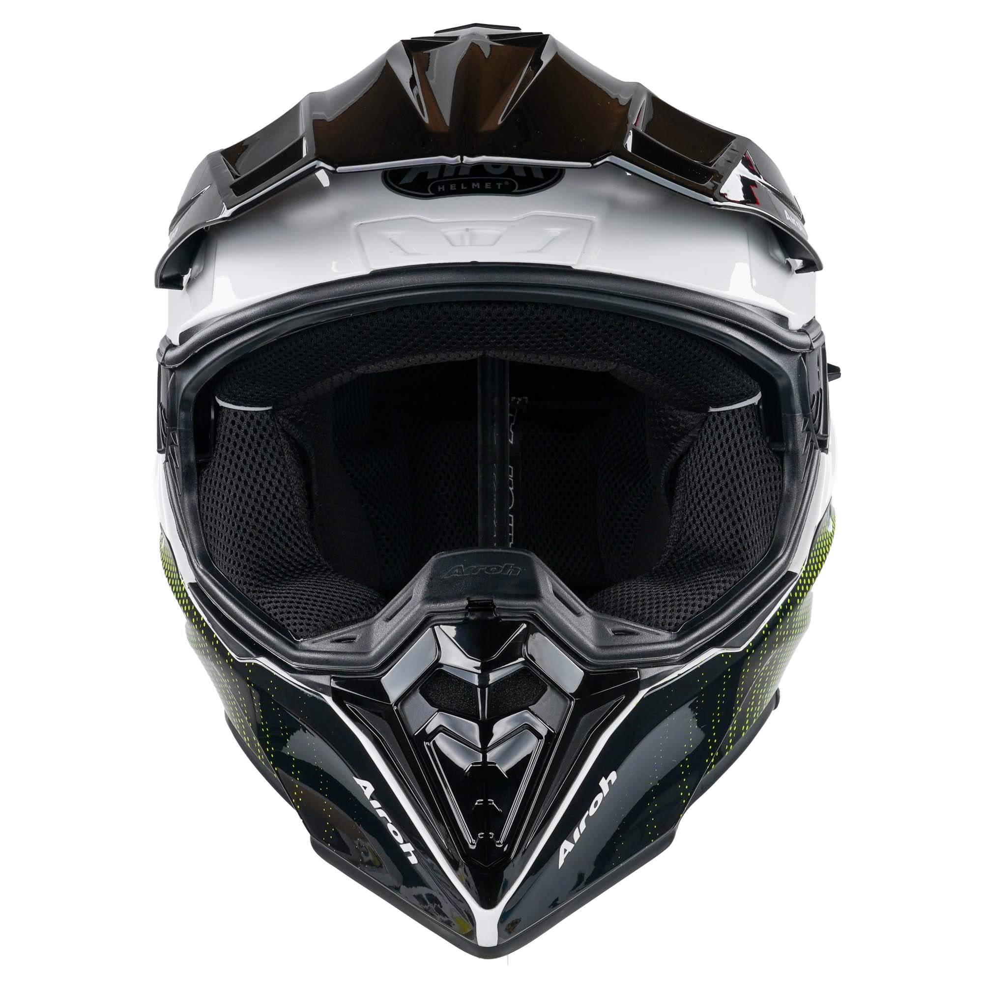 Airoh Commander Adventure Helmet - Progress Lime Gloss