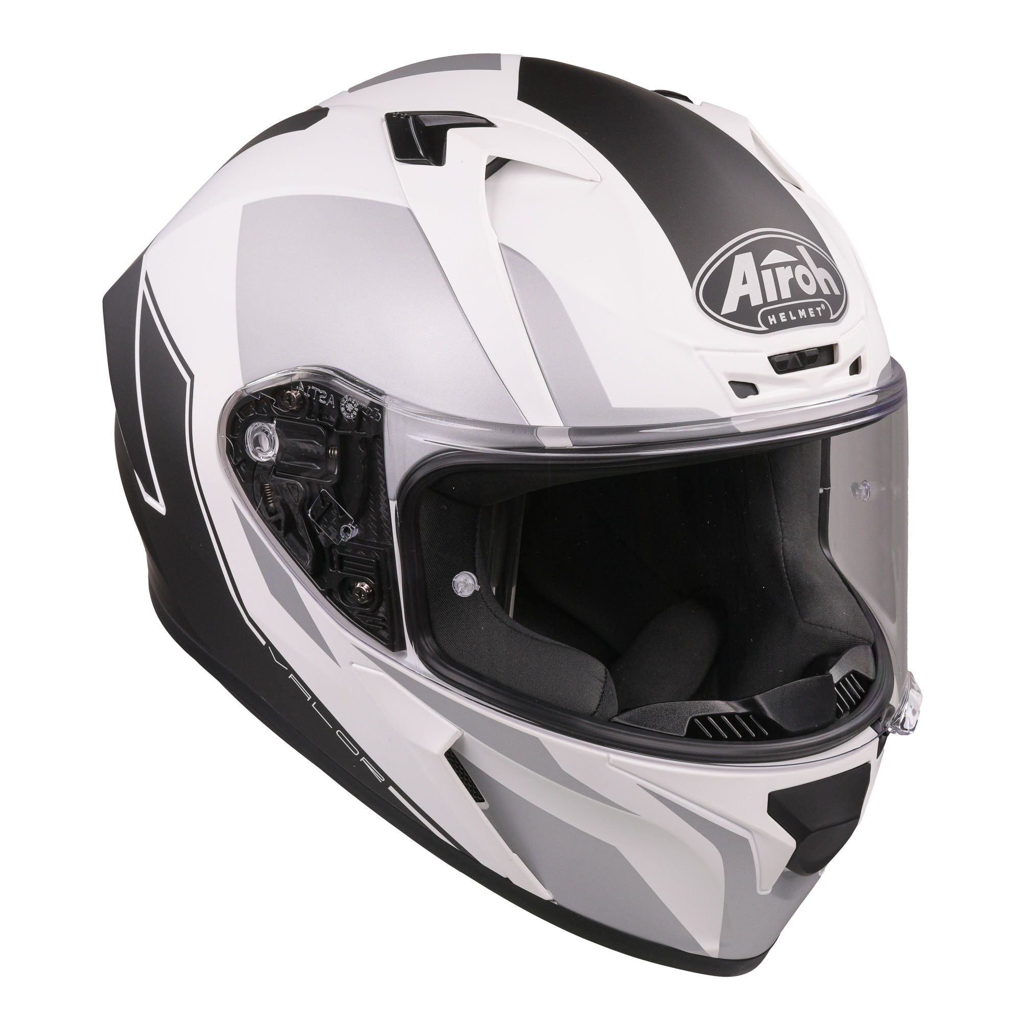 Airoh Valor Full Face Motorcycle Helmet - Matt WINGS WHITE