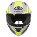 Airoh Valor Full Face Motorcycle Helmet - Matt WINGS FLURO YELLOW
