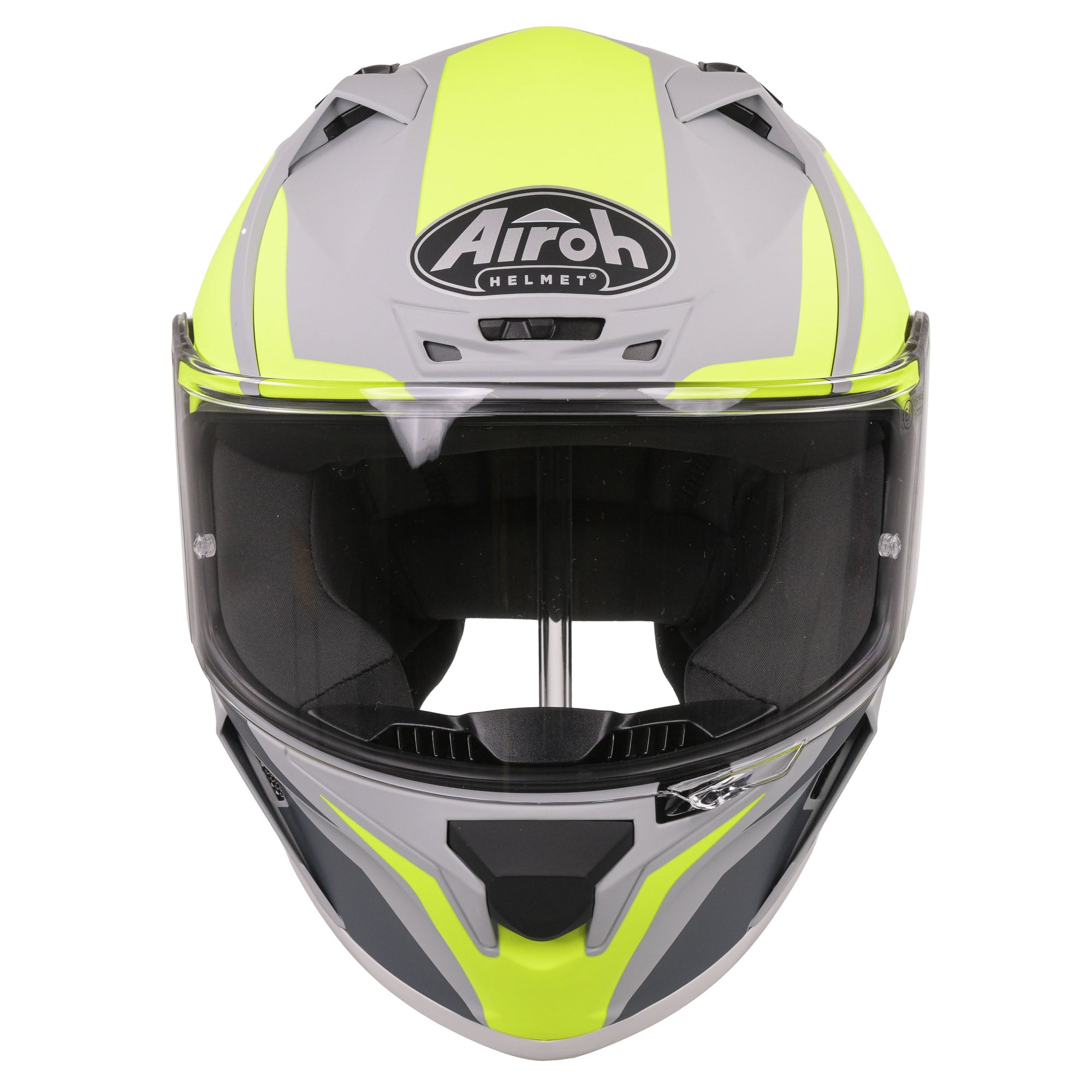 Airoh Valor Full Face Motorcycle Helmet - Matt WINGS FLURO YELLOW