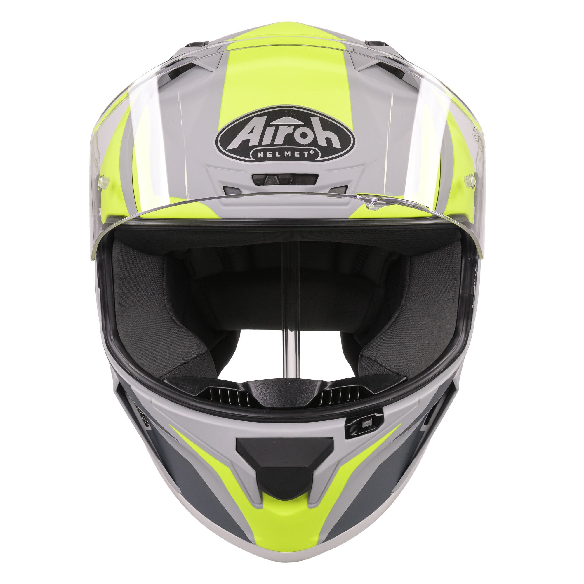 Airoh Valor Full Face Motorcycle Helmet - Matt WINGS FLURO YELLOW