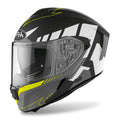Airoh Spark 'Rise' Motorcycle Road Helmet - Black Matt