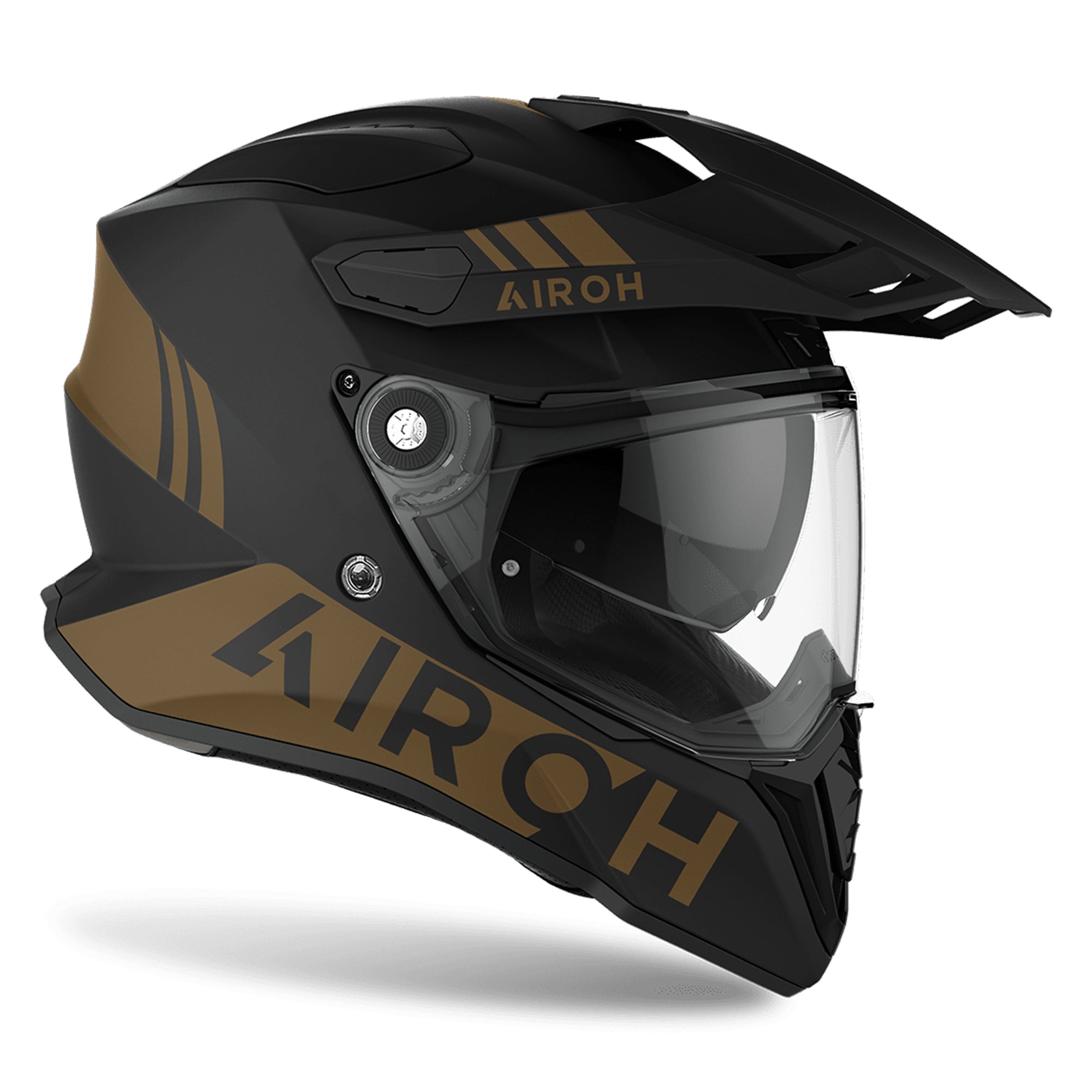Airoh Commander 'Gold' Adventure Motorcycle Helmet - Gold Matt