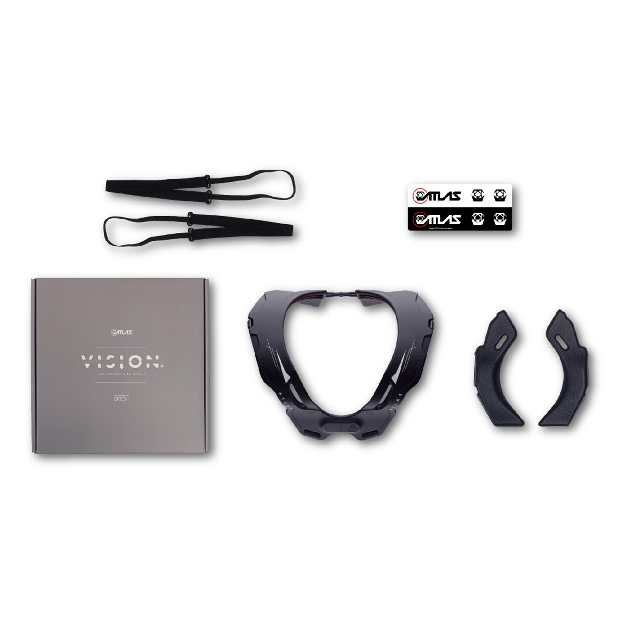 Atlas Vision Adult Anti-Compression Collar Black
