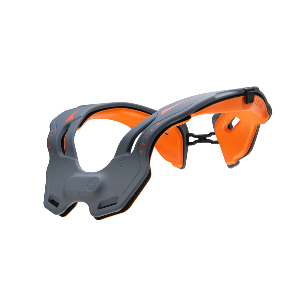 Atlas Vision Adult Anti-Compression Collar Grey Orange
