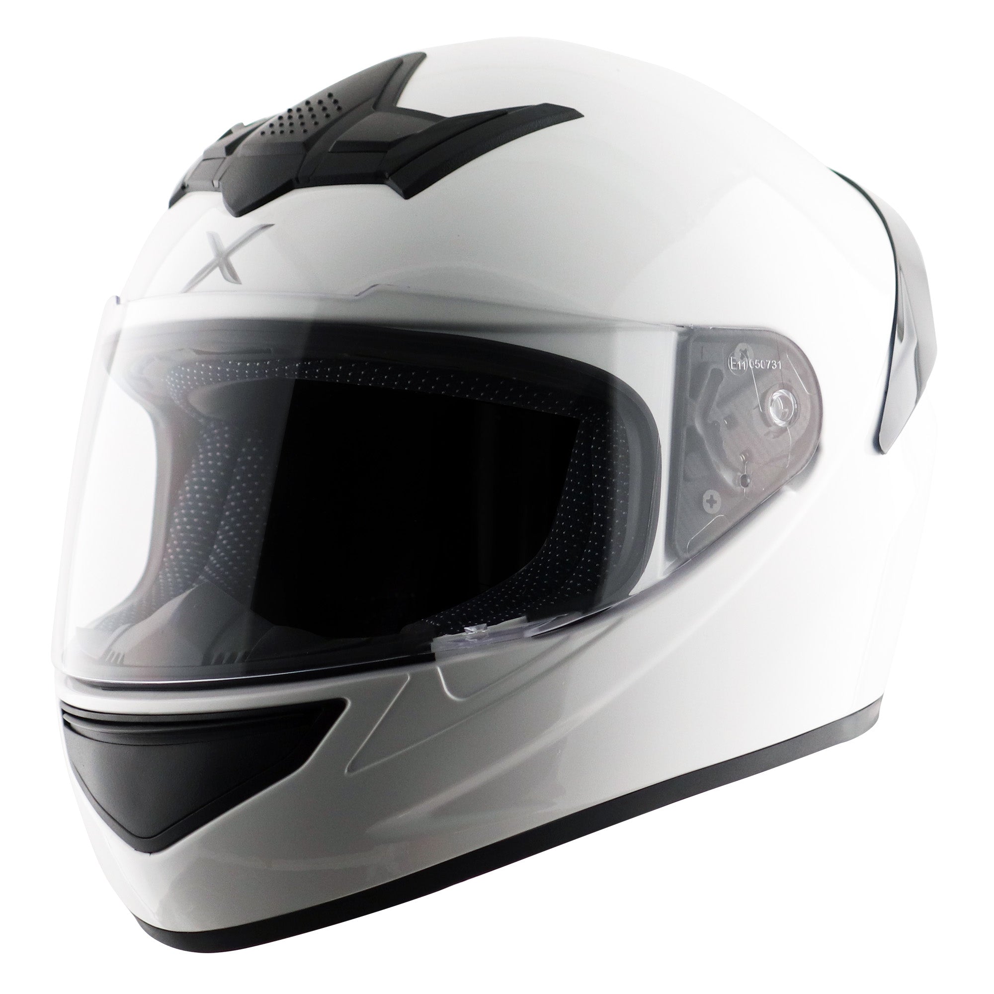 Axor Rage Full Face Motorcycle - Gloss White