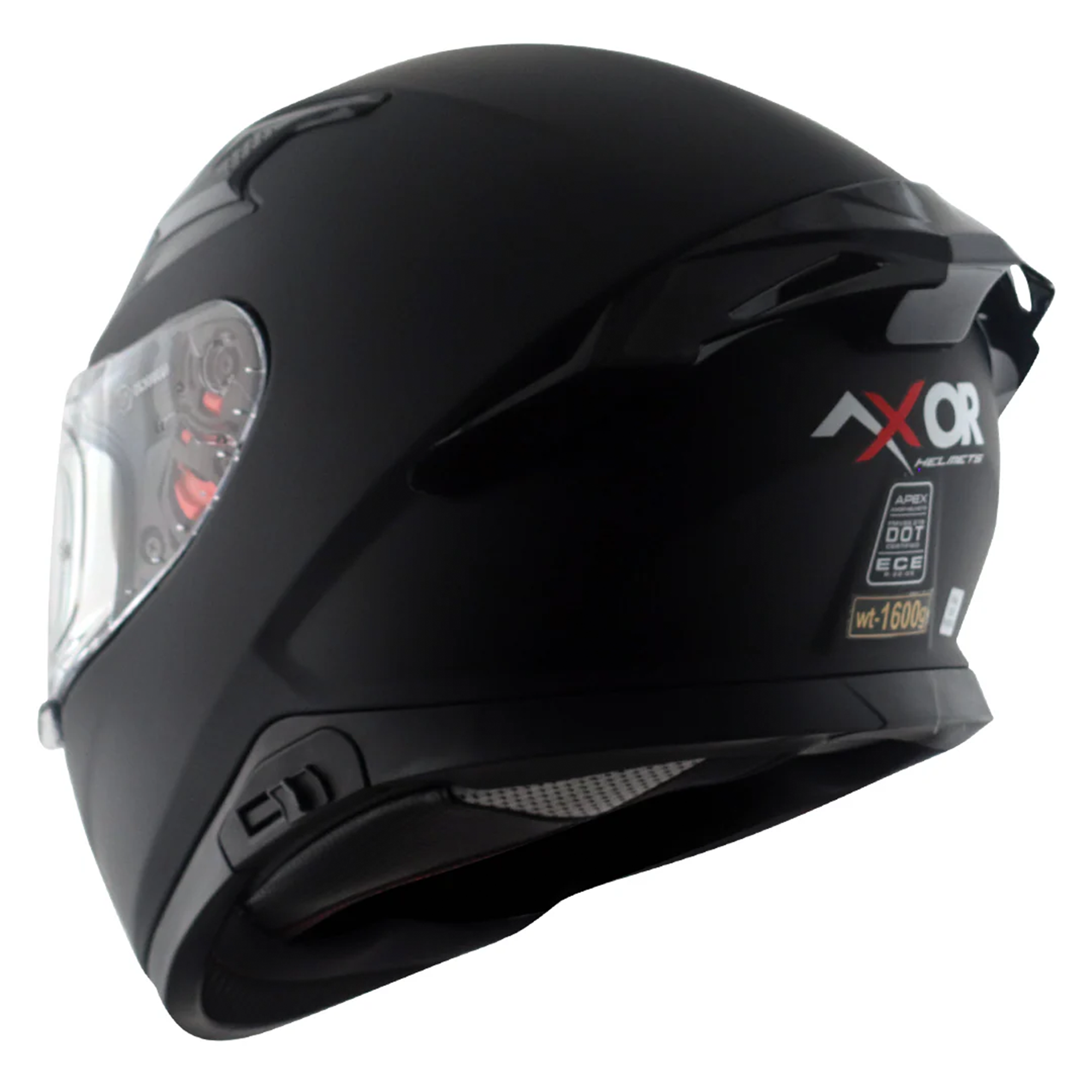 Axor Apex Full Face Motorcycle ECE 22.05 - Matt Black
