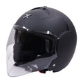 Axor Striker Open Face Motorcycle Helmet – Matt Black