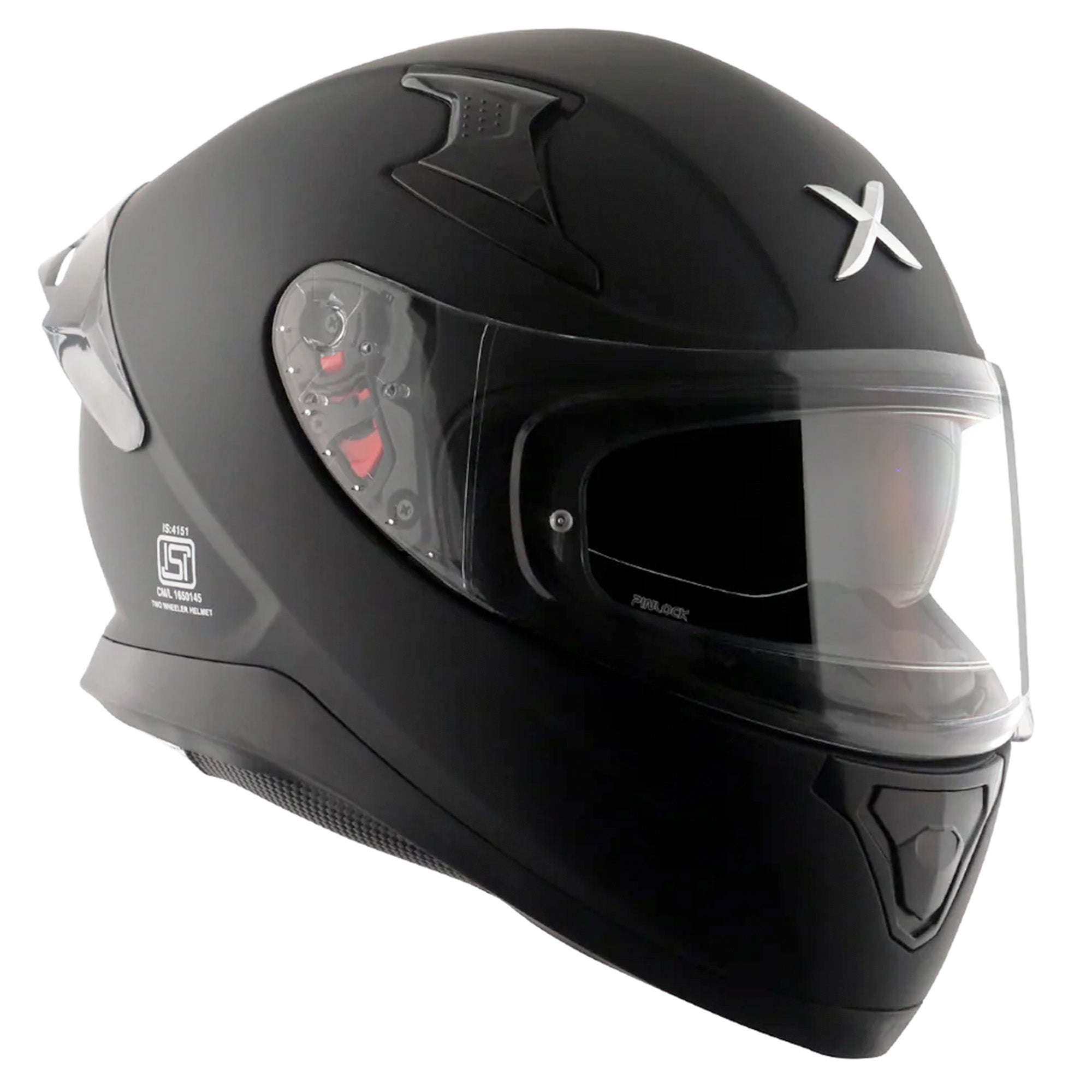 Axor Apex Full Face Motorcycle Helmet - Matt Black