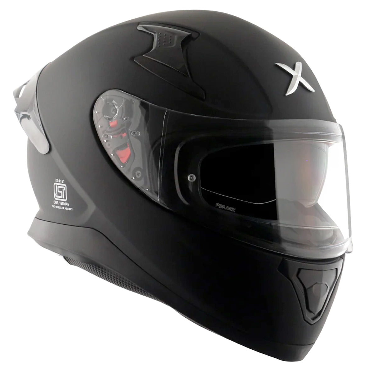 Axor Apex Full Face Motorcycle Helmet - Matt Black