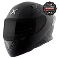 Axor Apex Full Face Motorcycle Helmet - Matt Black