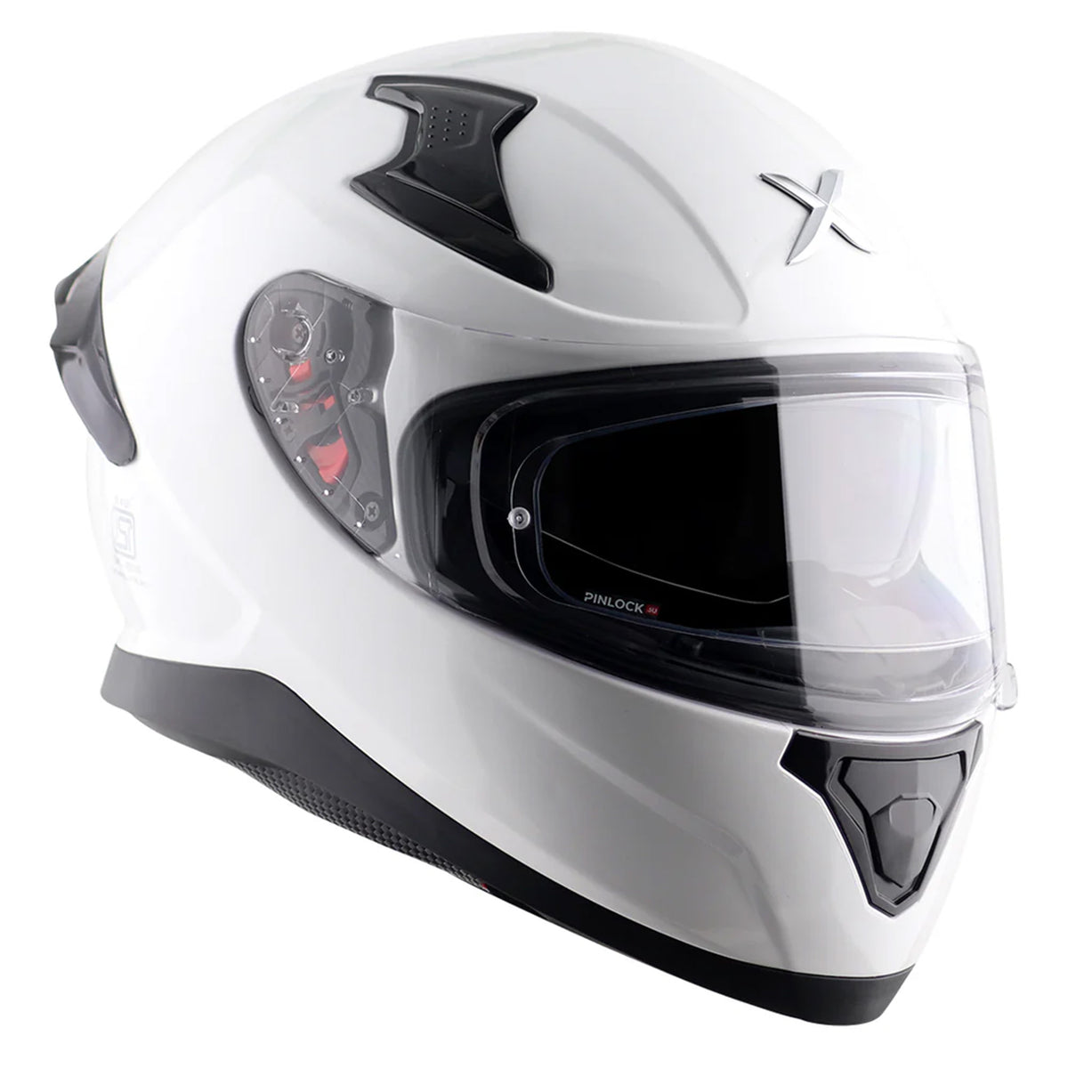 Axor Apex Full Face Motorcycle Helmet - Gloss White