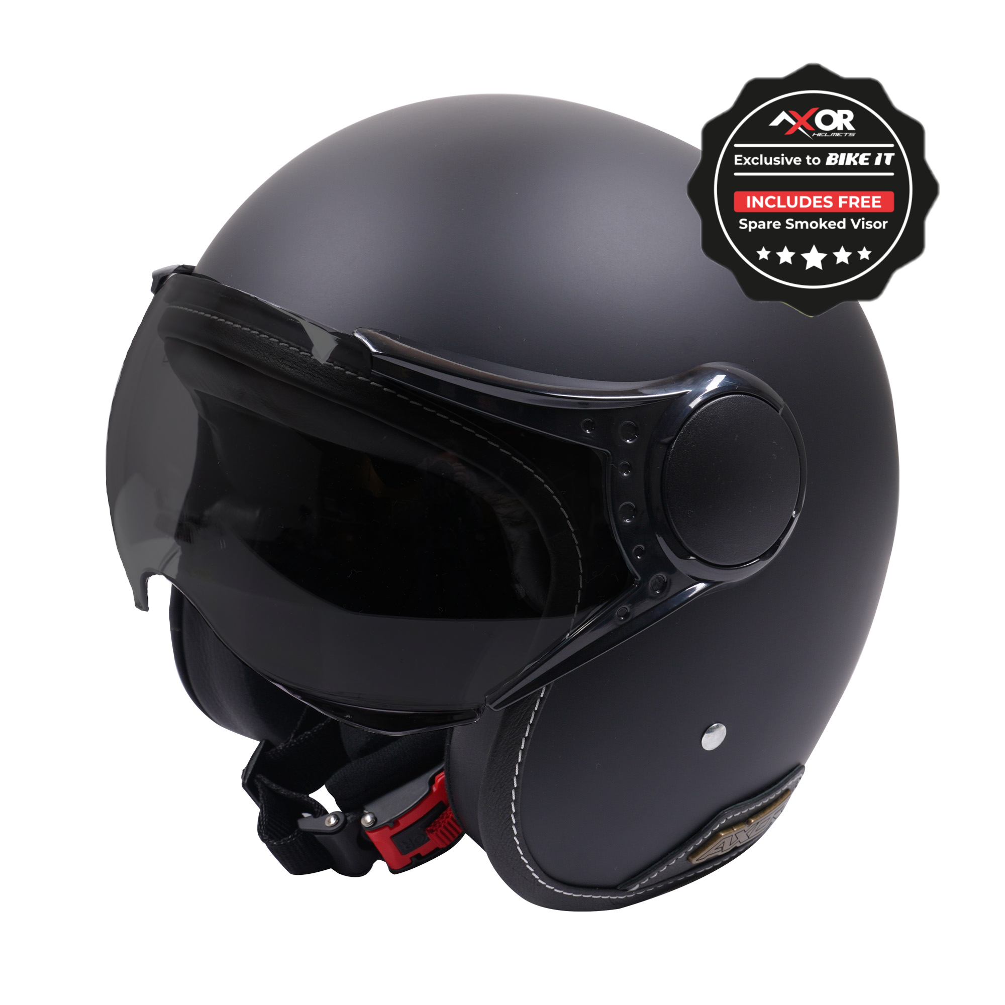 Axor Jet Open Face - Matt Black / Black